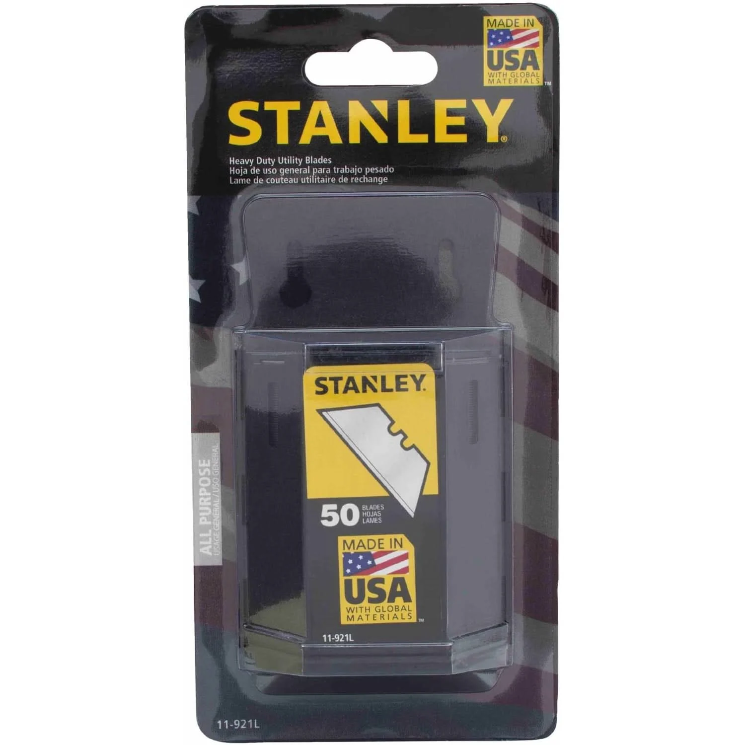 Stanley 11-921L 50 Pk1992 Heavy-Duty Utility Blades