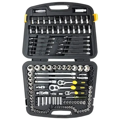 1/4" , 3/8", 1/2" Metric/Inch Socket Set 120 Pieces