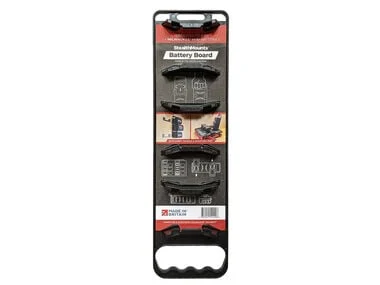 Stealthmounts Battery Board with Handle and Feet for Milwaukee Black