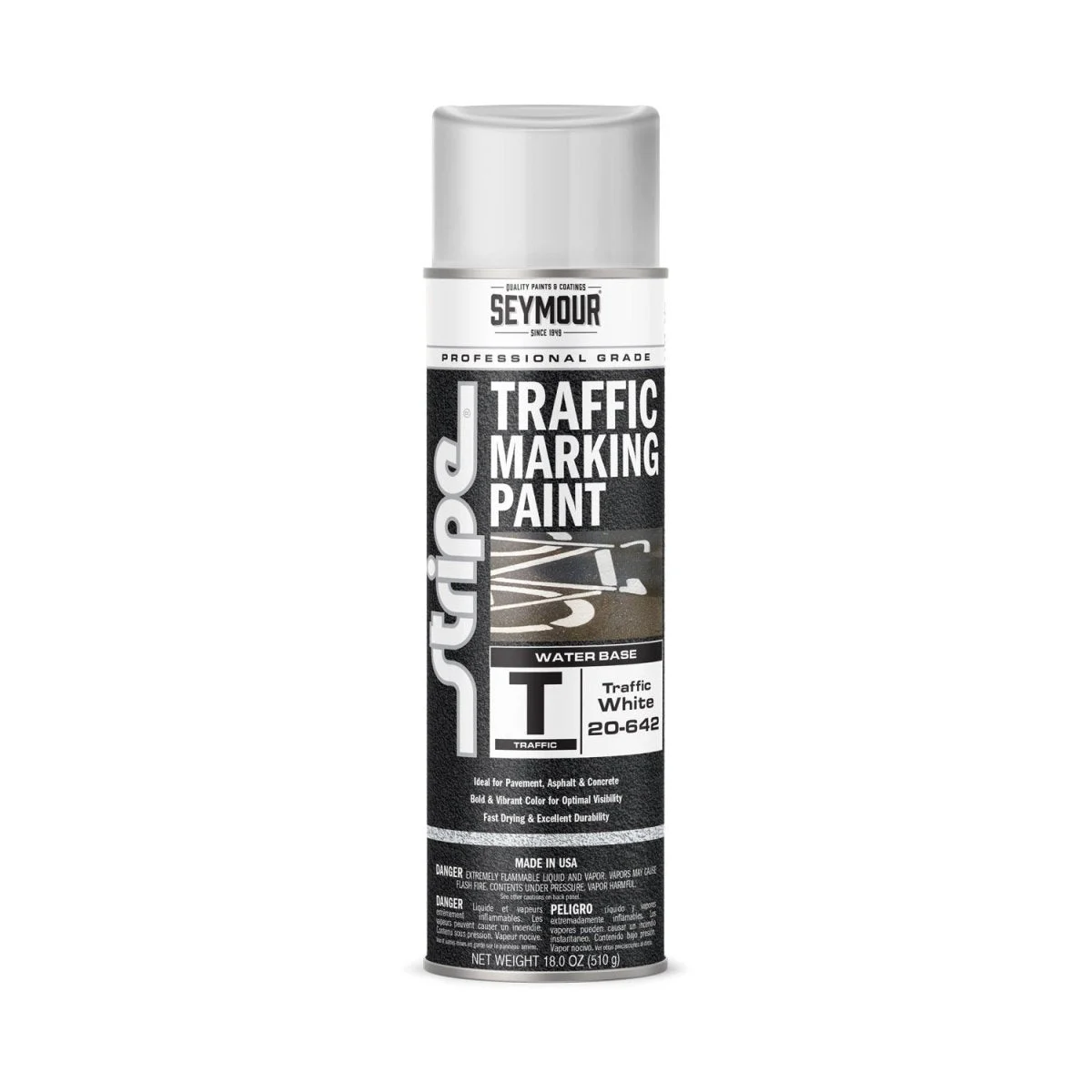 Seymour Stripe Water-Based Traffic Marking Paint - Case of 12
