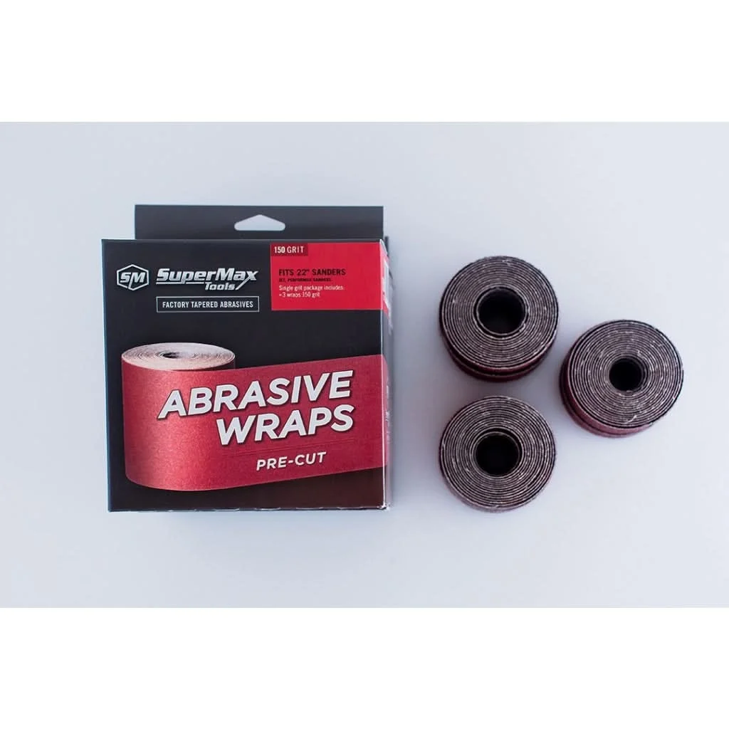 Supermax 60-4060 60-Grit, 22" Drum, 3-Pack