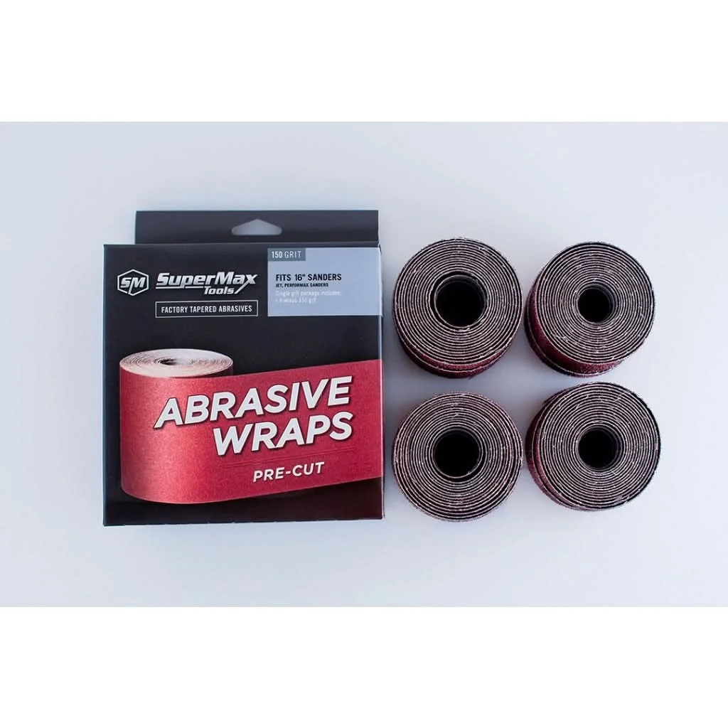 Supermax 60-6036 36-Grit, 16" Drum, 4-Pack