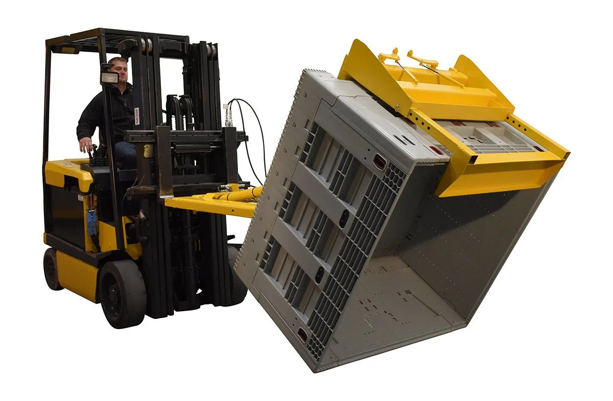 Truck Powered Crate Turner/Dumper