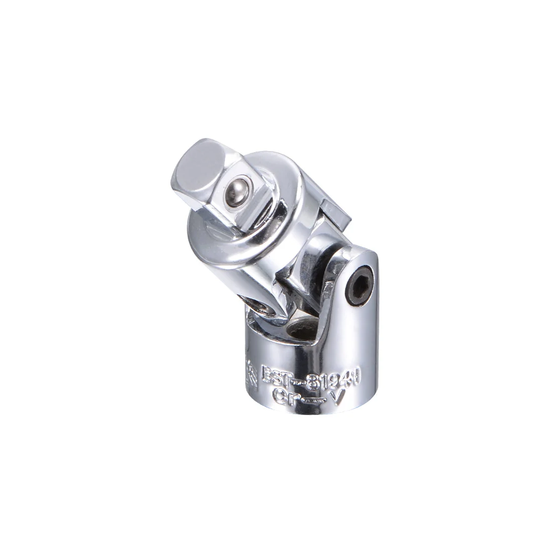 Uxcell Square Drive Universal Joint Adapter Ratchet Socket, Cr-V
