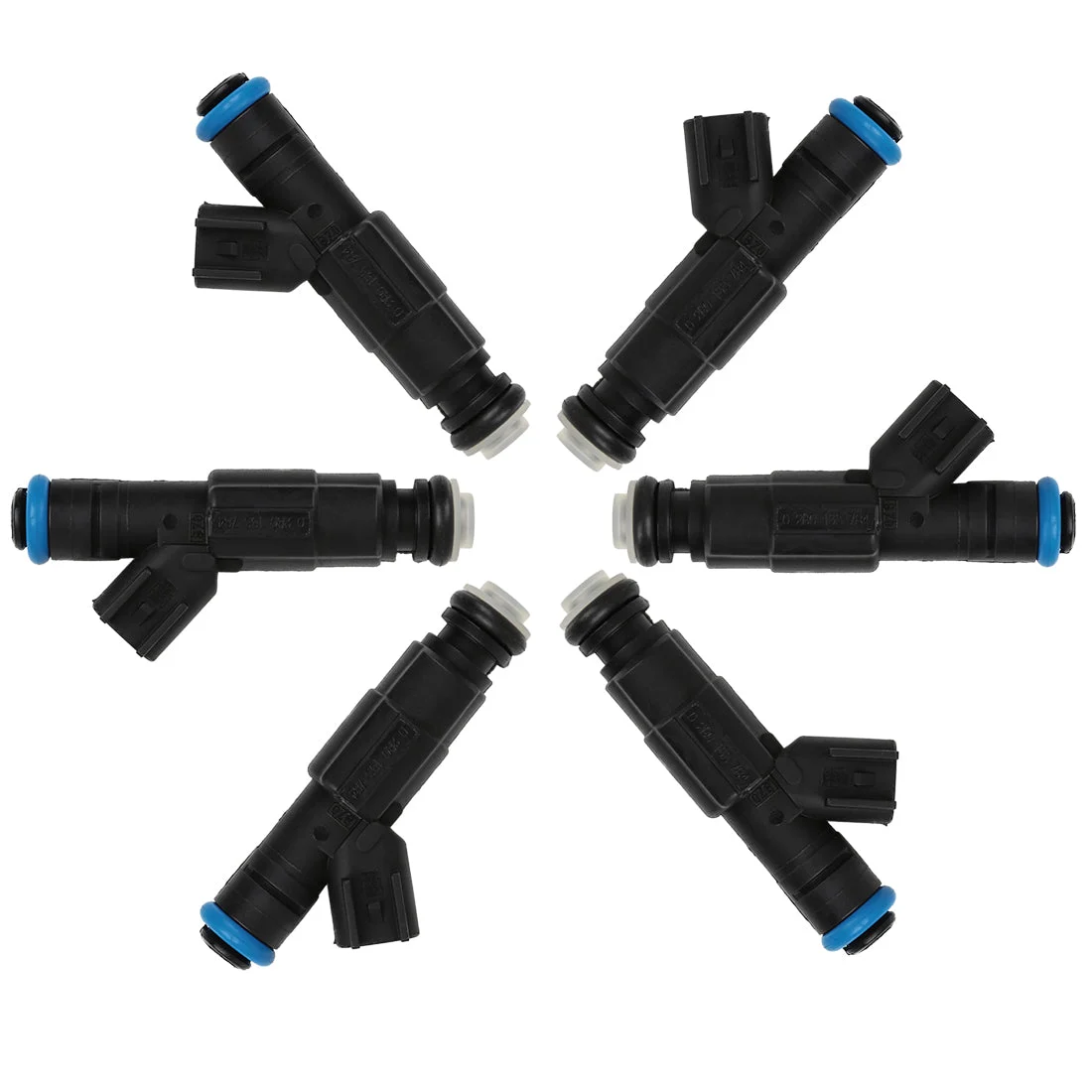 6pcs 0280155784 Fuel Injectors for Jeep Wrangler Grand Cherokee 1999-2004 Cherokee 1999-2001 for Dodge for Ram 2500 3500 Van 2000-2003 1500 2000-2001 4.0L