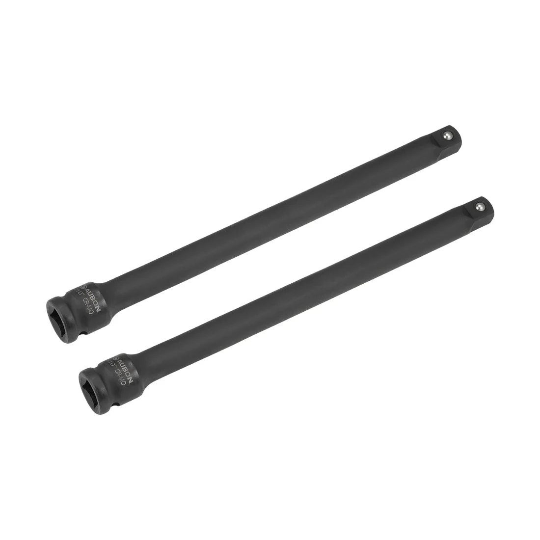 Uxcell 2 Pcs 1/2-Inch Drive by 10-Inch Impact Extension Bar, High Carbon Steel