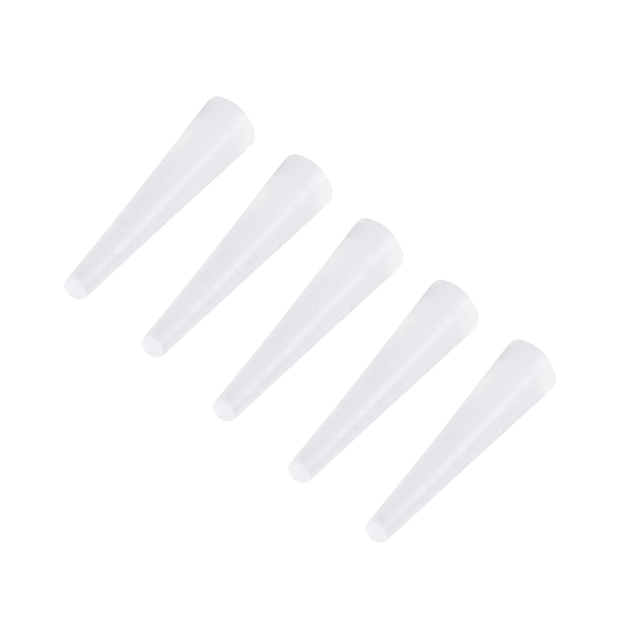 3/64" to 3/32" Solid Silicone Rubber Tapered Plug for Powder Coating 50pcs