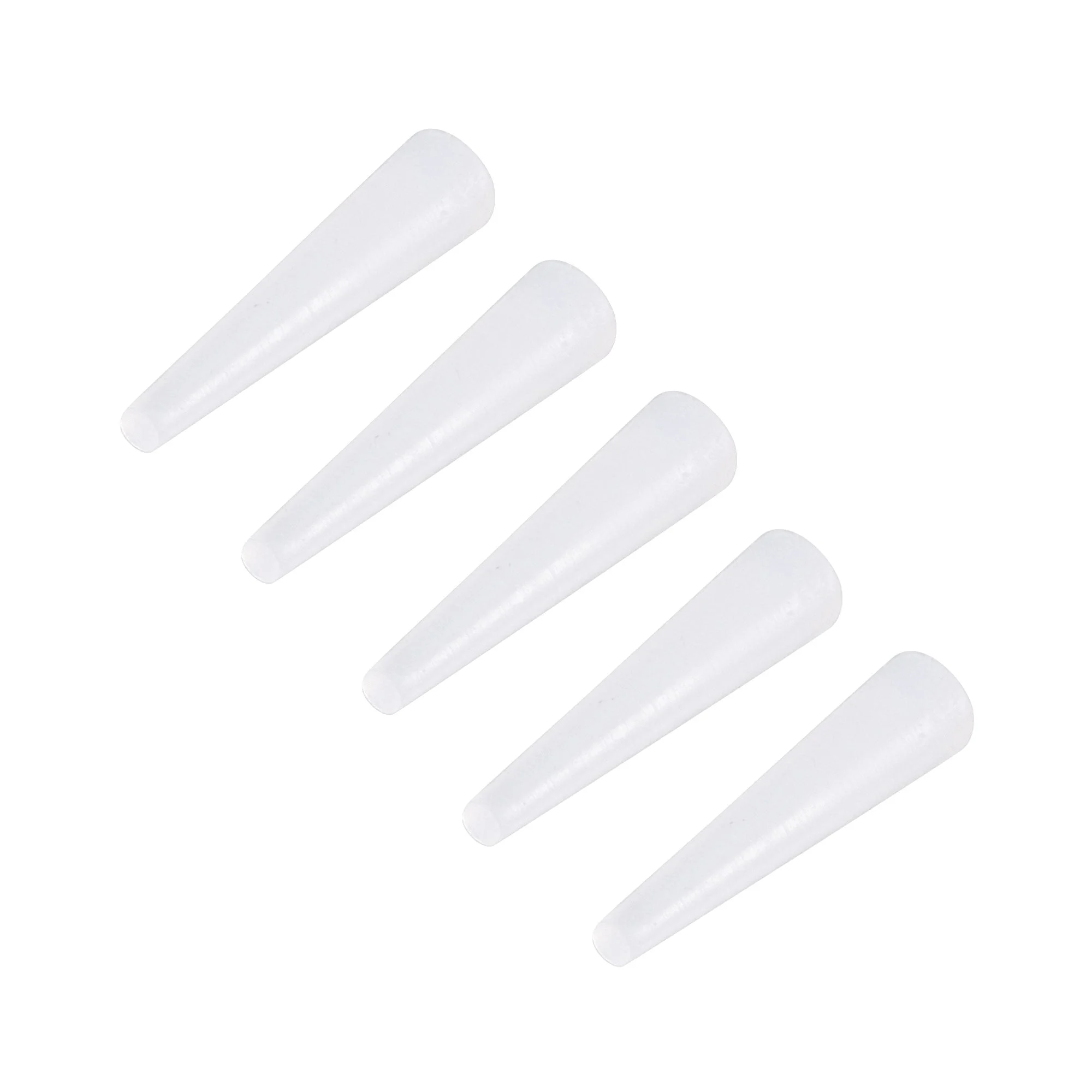 1/16" to 9/64" Solid Silicone Rubber Tapered Plug for Powder Coating 50pcs