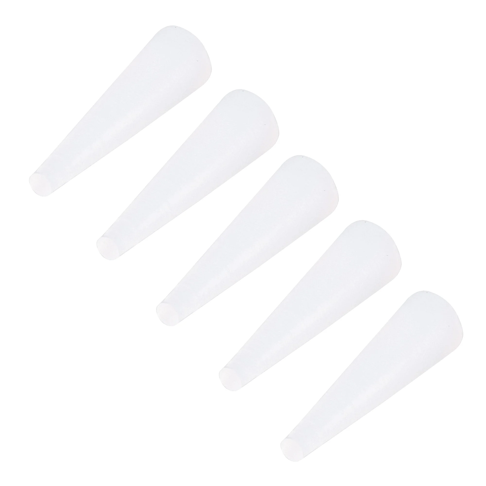 5/64" to 15/64" Solid Silicone Rubber Tapered Plug for Powder Coating 100pcs