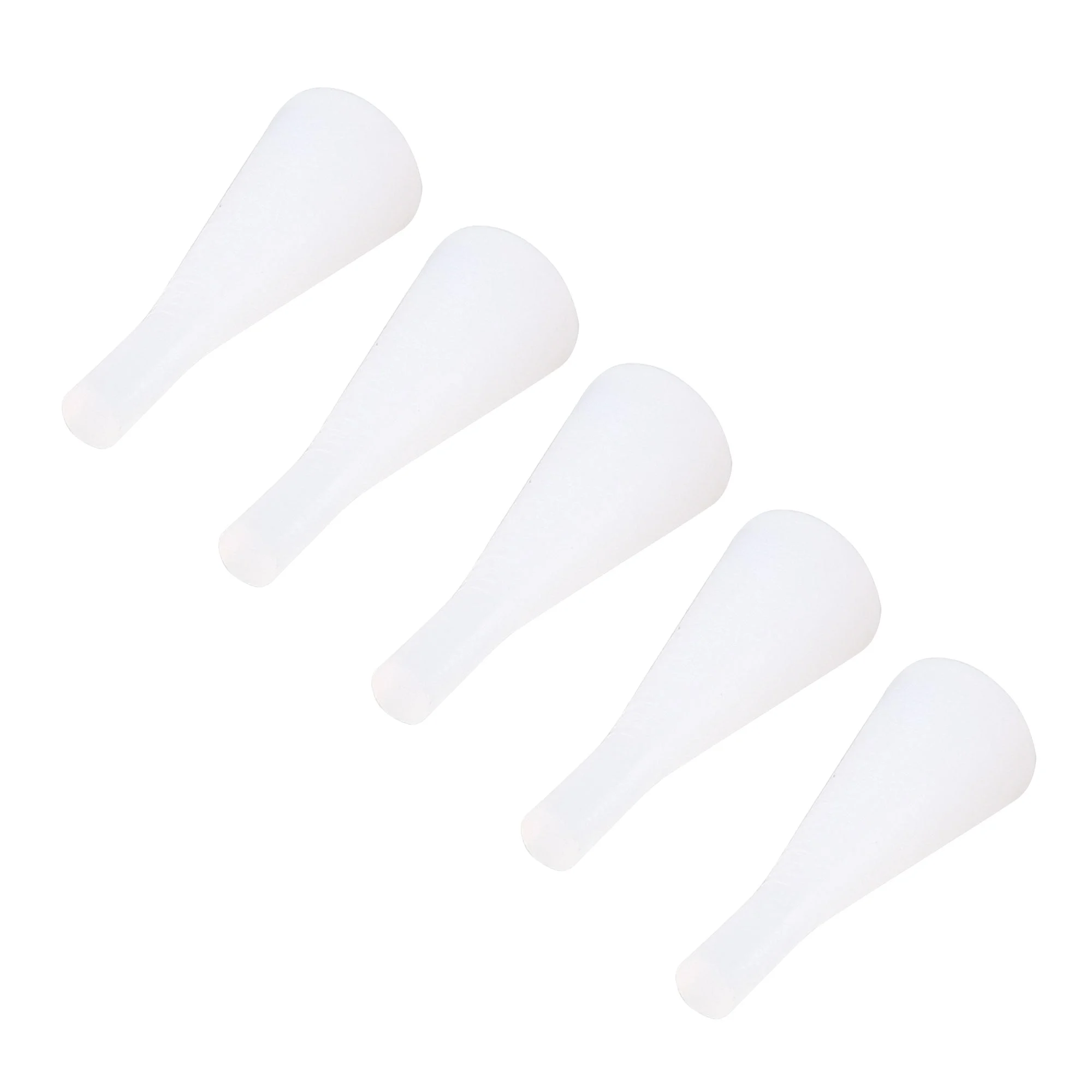 1/8" to 5/16" Solid Silicone Rubber Tapered Plug for Powder Coating 15pcs