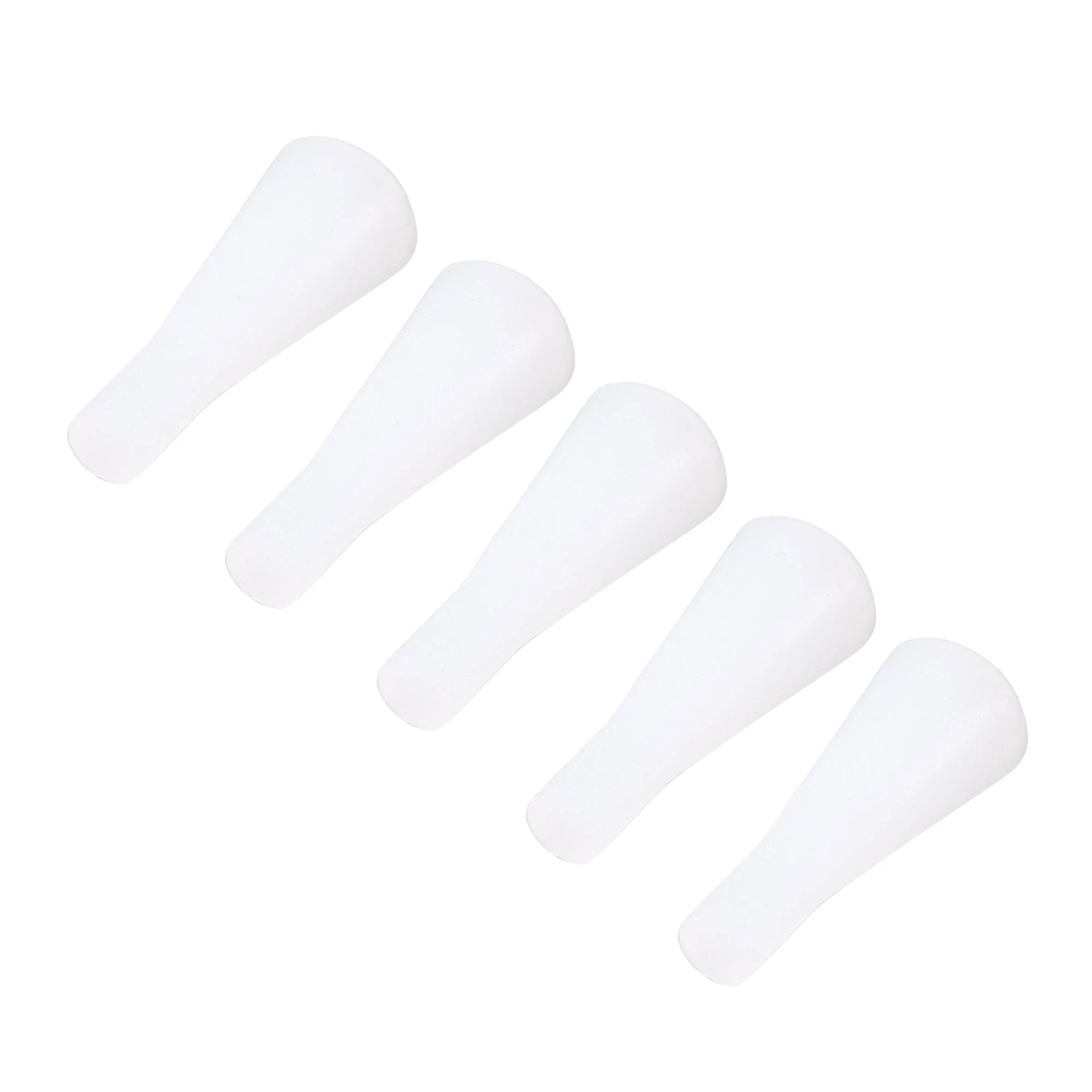 5/32" to 5/16" Solid Silicone Rubber Tapered Plug for Powder Coating 30pcs