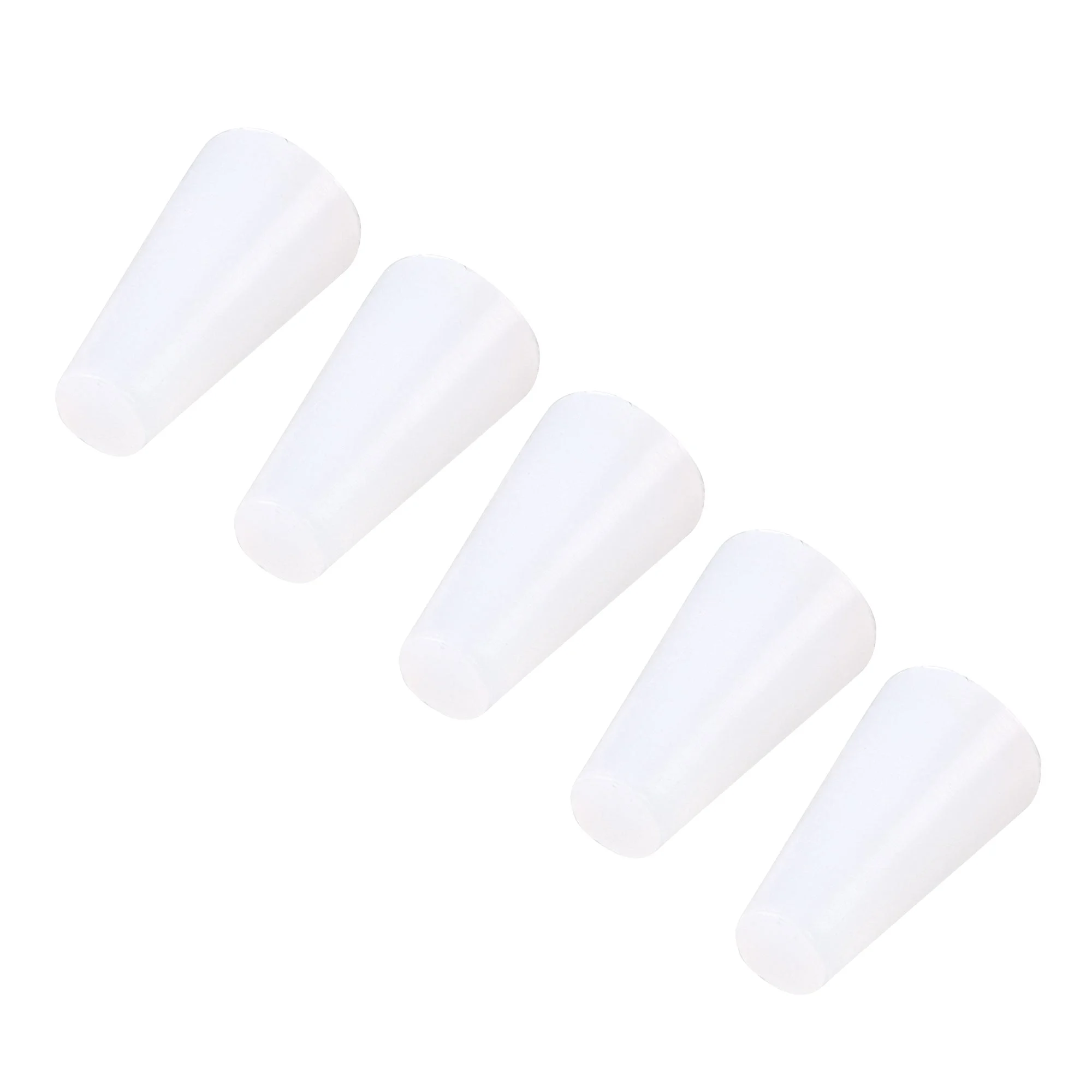 13/64" to 23/64" Solid Silicone Rubber Tapered Plug for Powder Coating 30pcs