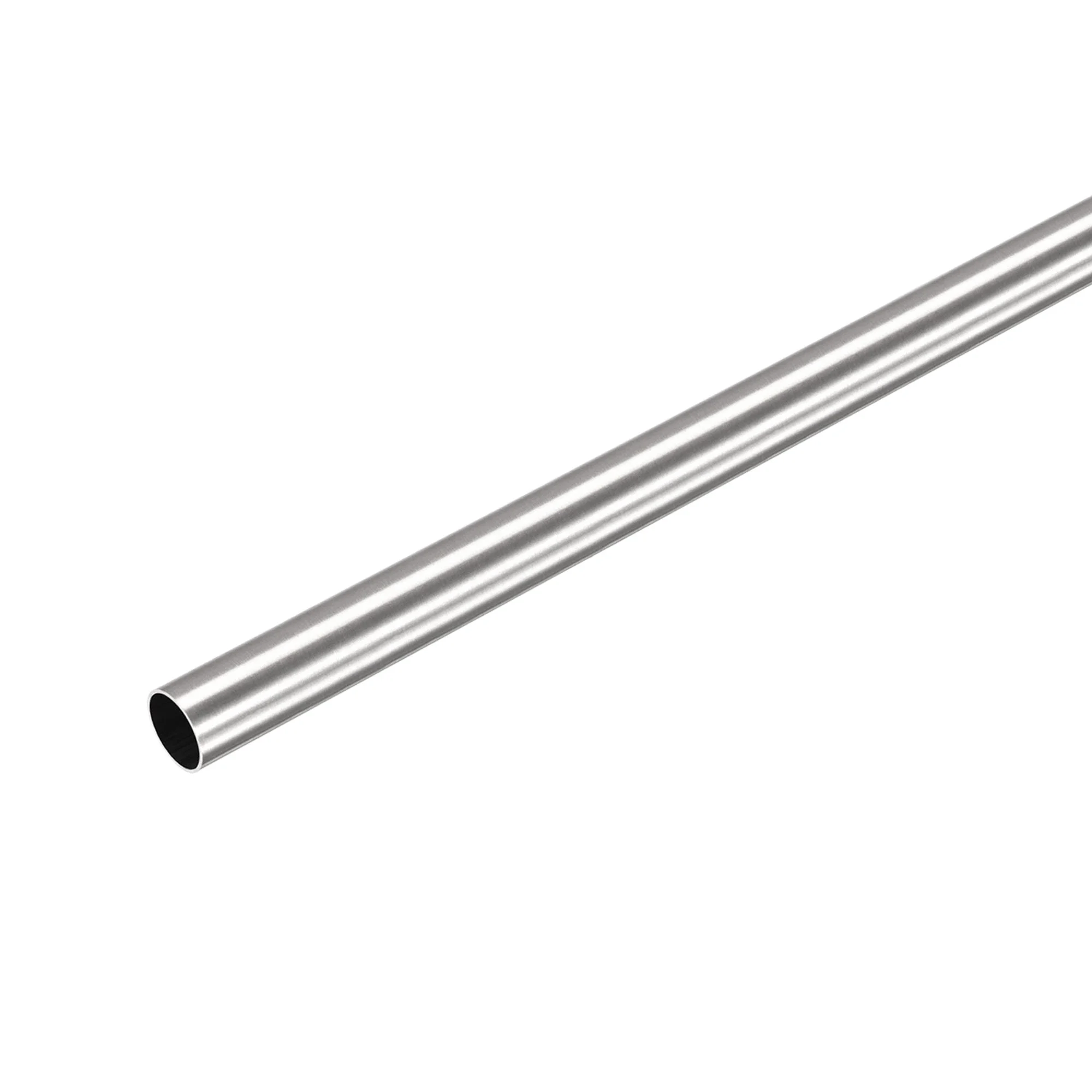 304 Stainless Steel Round Tube 8mm OD 0.5mm Wall Thickness 300mm Length