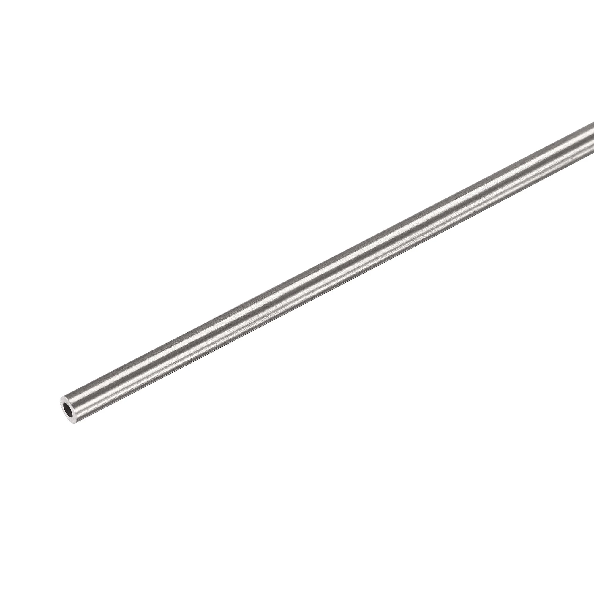 304 Stainless Steel Round Tube 2mm OD 0.5mm Wall Thickness 250mm Length