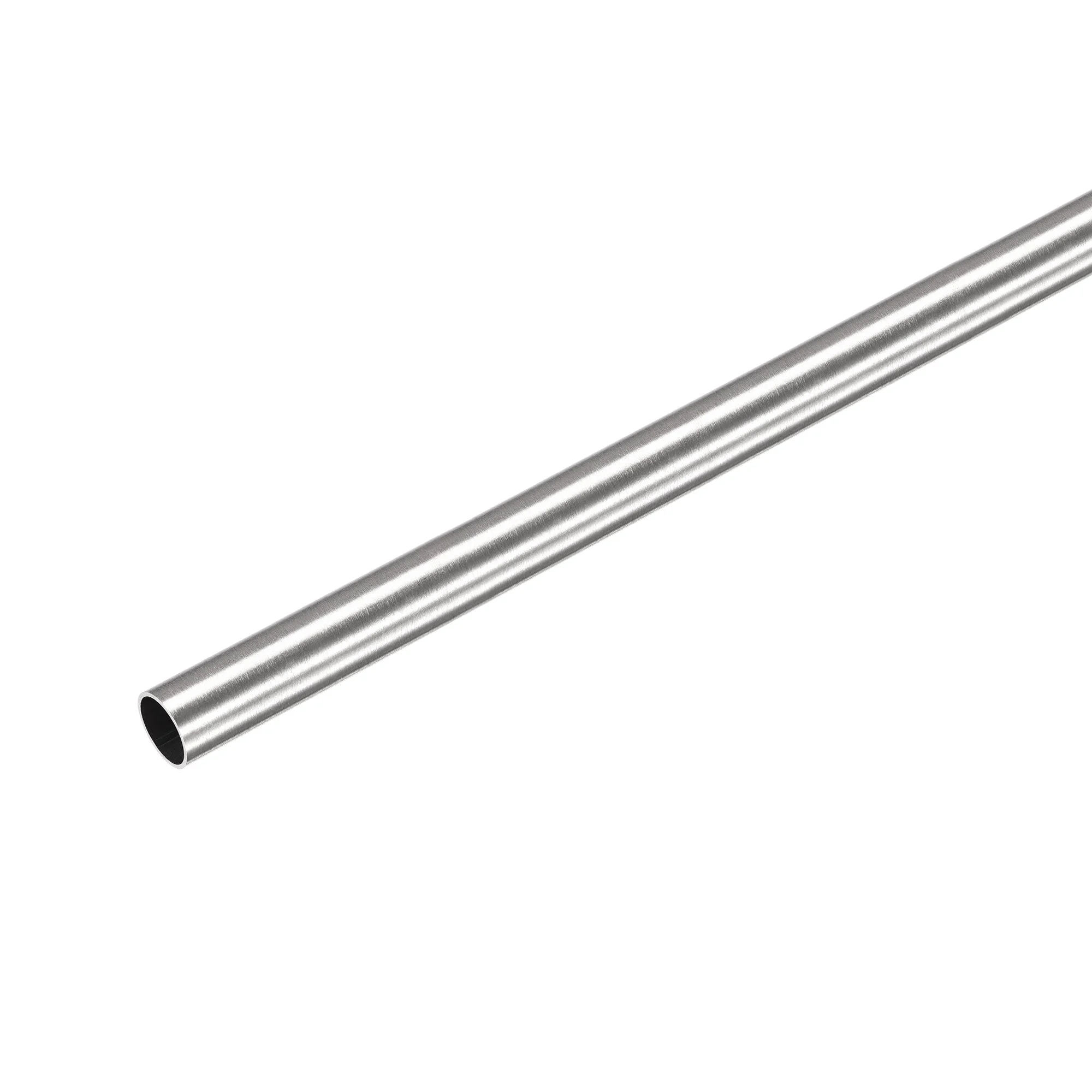 304 Stainless Steel Round Tube 7mm OD 0.5mm Wall Thickness 250mm Length