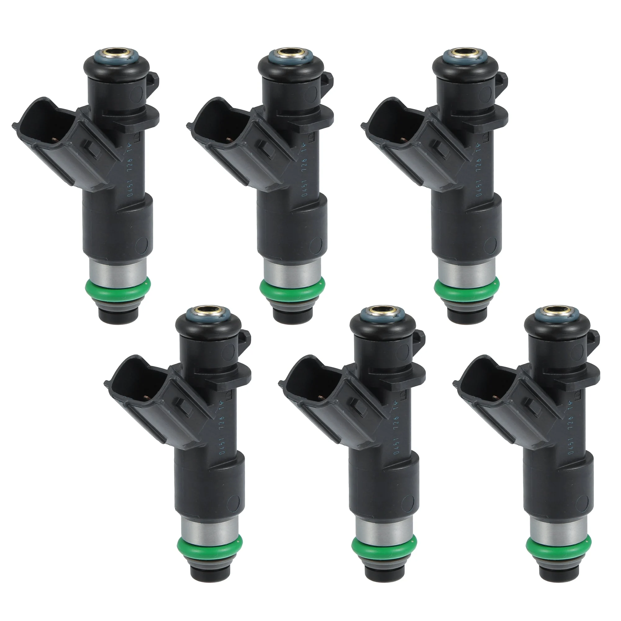 6Pcs 16450-RJA-A01 Fuel Injector Nozzle Replacement for Honda Accord 2008-2017