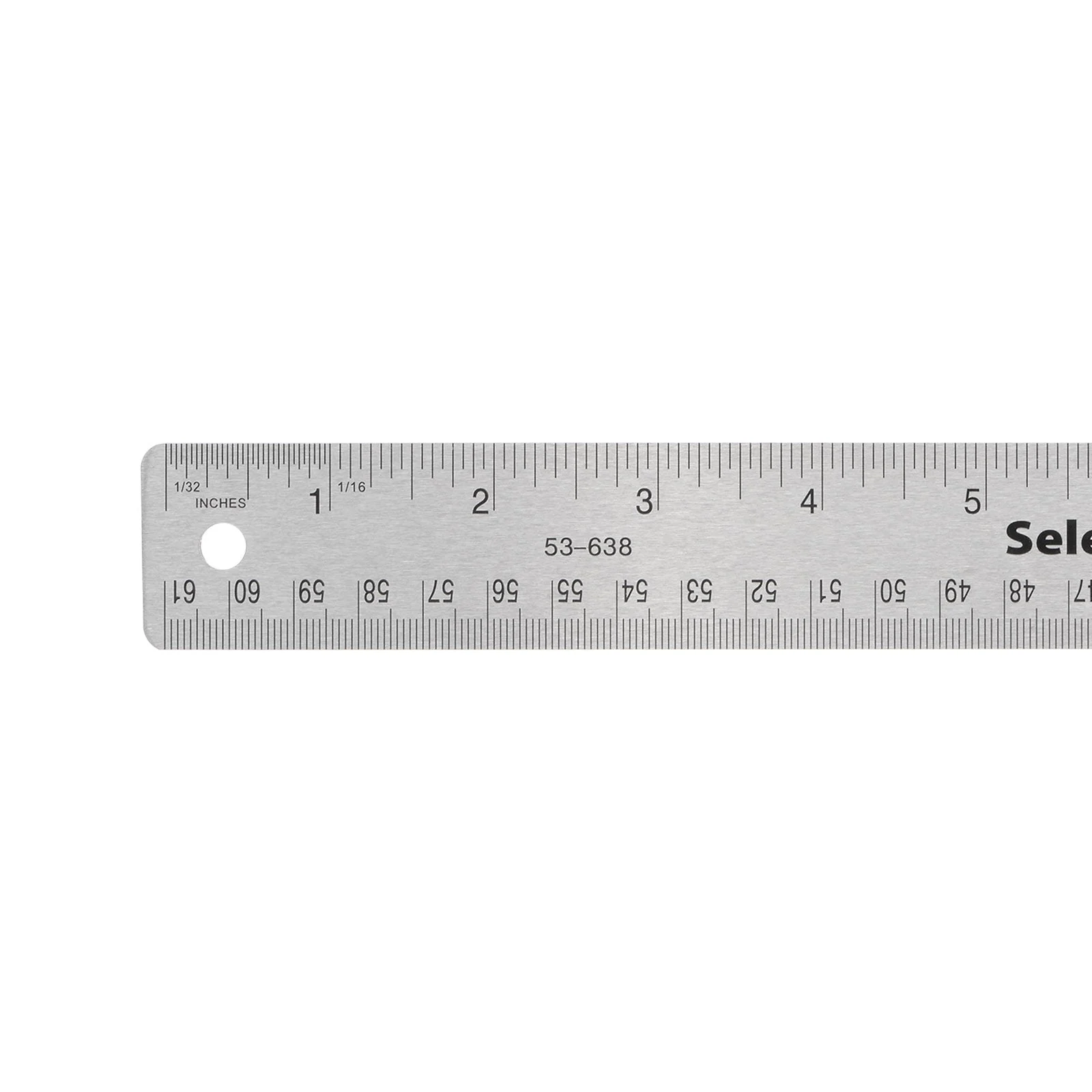 Stainless Steel Rulers with Non-Skid Backing Inch and Metric Ruler
