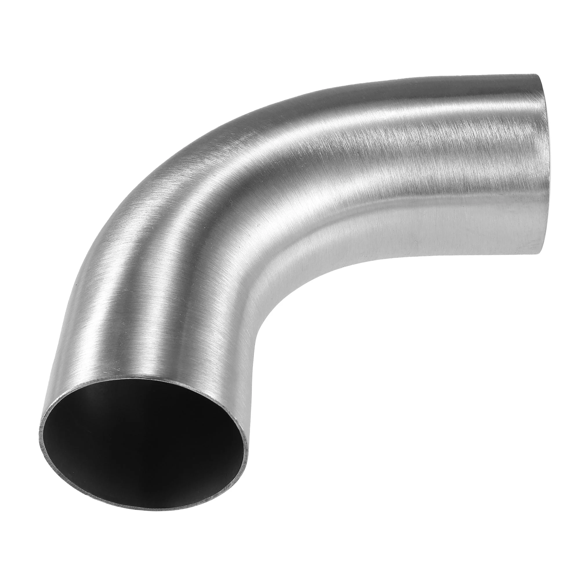 90 Degree Mandrel Bend Elbow SS304 Stainless Steel Bend Tube Exhaust Elbow Pipe Car Modified Exhaust System Piping