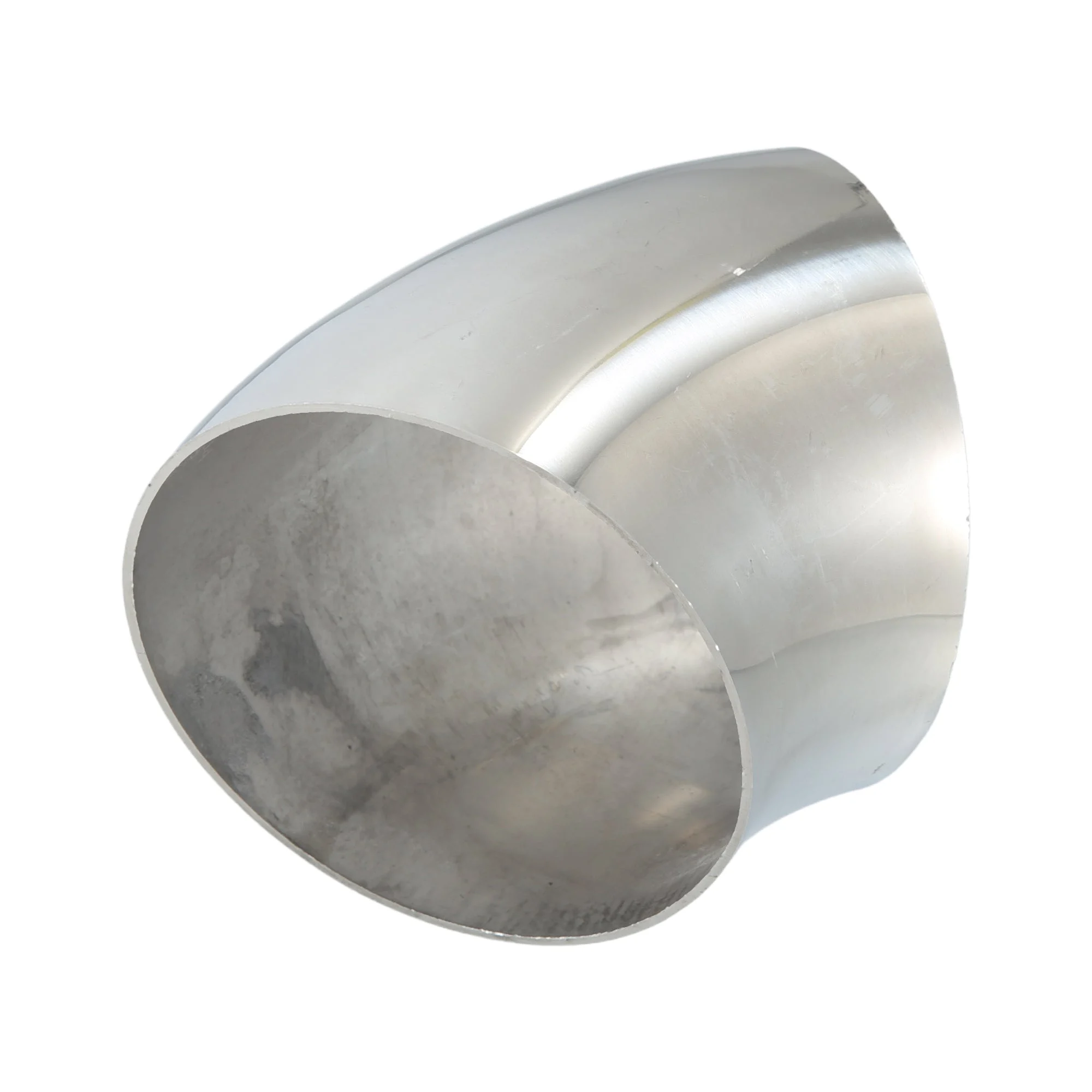45 Degree Mandrel Bend Exhaust Elbow Pipe SS304 Stainless Steel Bend Tube 14GA /.078" Wall Thickness Exhaust Piping for Car Exhaust Pipe Elbow Modified 1pcs