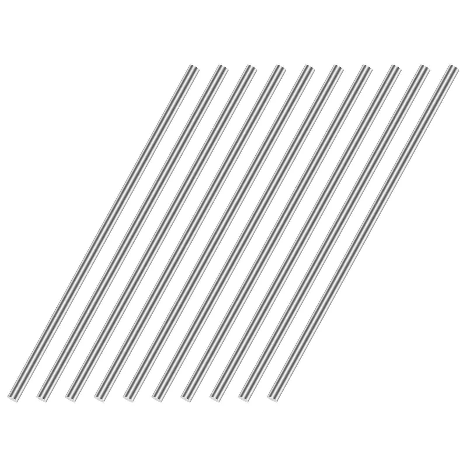 3mm x 450mm(1/8" x 18") 304 Stainless Steel Solid Round Rod for DIY Craft - 12pcs