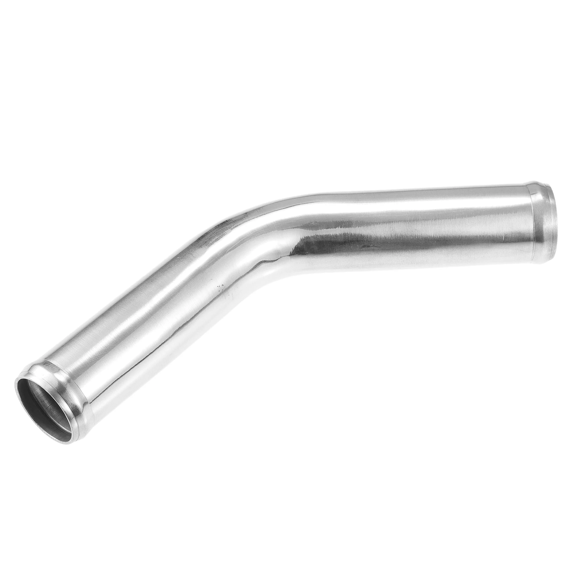 35mm 1.35" OD 4" 100mm Leg Length Universal Car Aluminum Alloy Tube Intercooler Pipe 45 Degree Bend Elbow Air Intake Joiners Tubing - Pack of 1