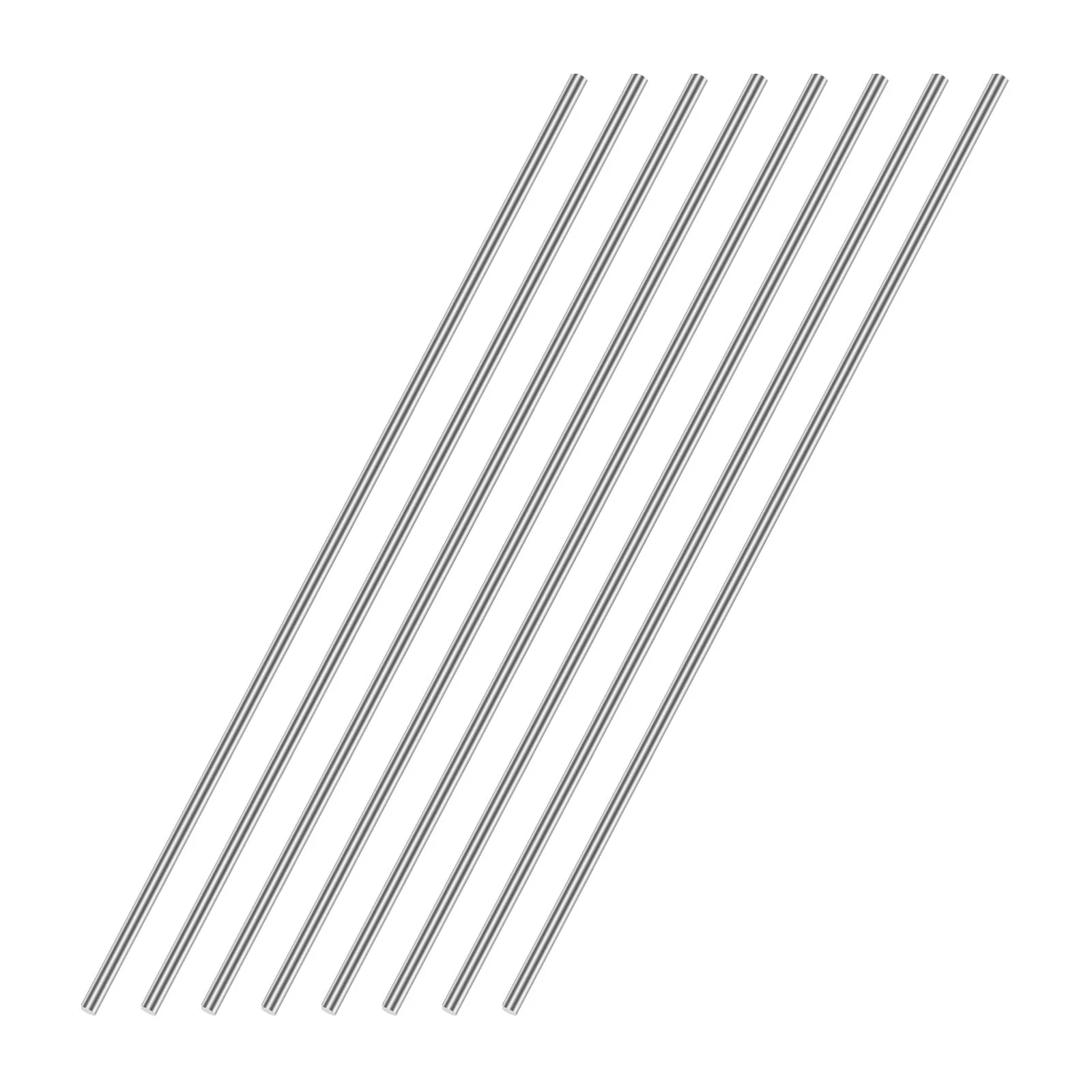 1.5mm x 300mm 304 Stainless Steel Solid Round Rod for DIY Craft 8pcs