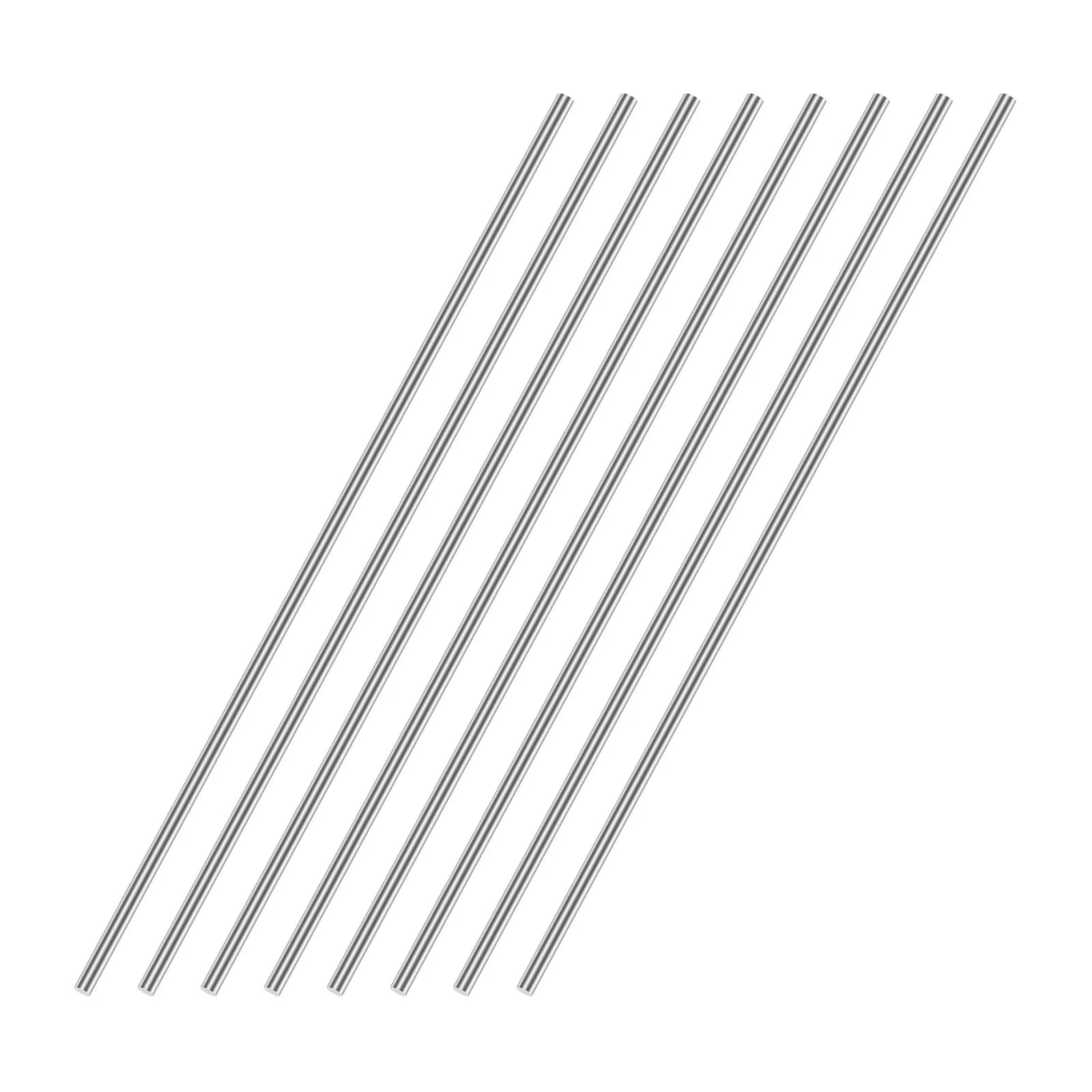 1.5mm x 350mm 304 Stainless Steel Solid Round Rod for DIY Craft 8pcs