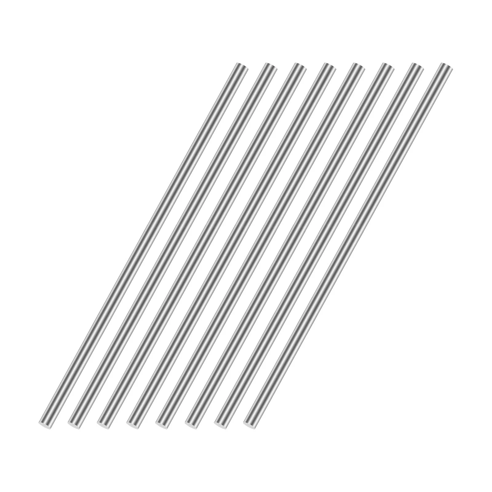 5mm x 150mm 304 Stainless Steel Solid Round Rod for DIY Craft 8pcs