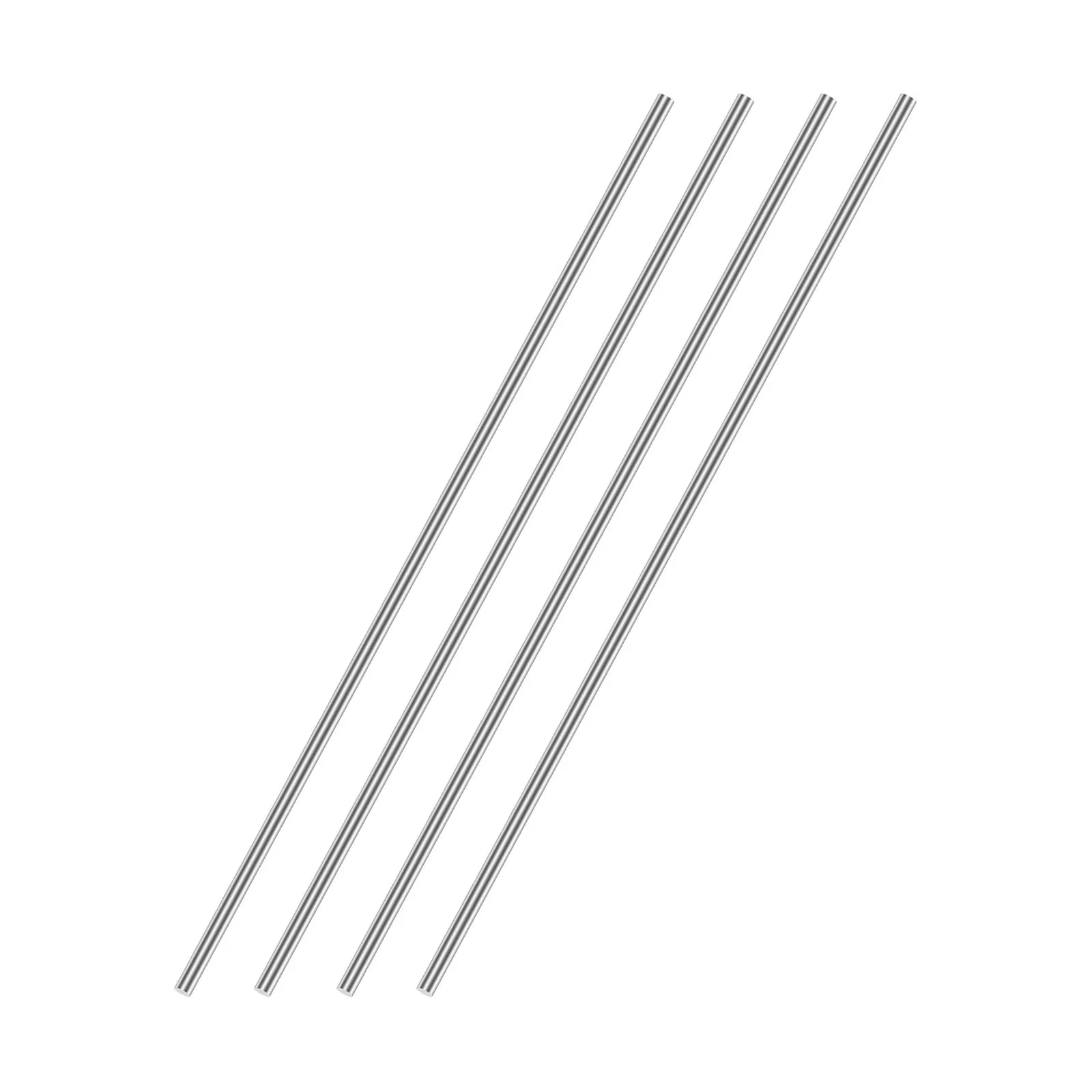 1.5mm x 200mm 304 Stainless Steel Solid Round Rod for DIY Craft 4pcs