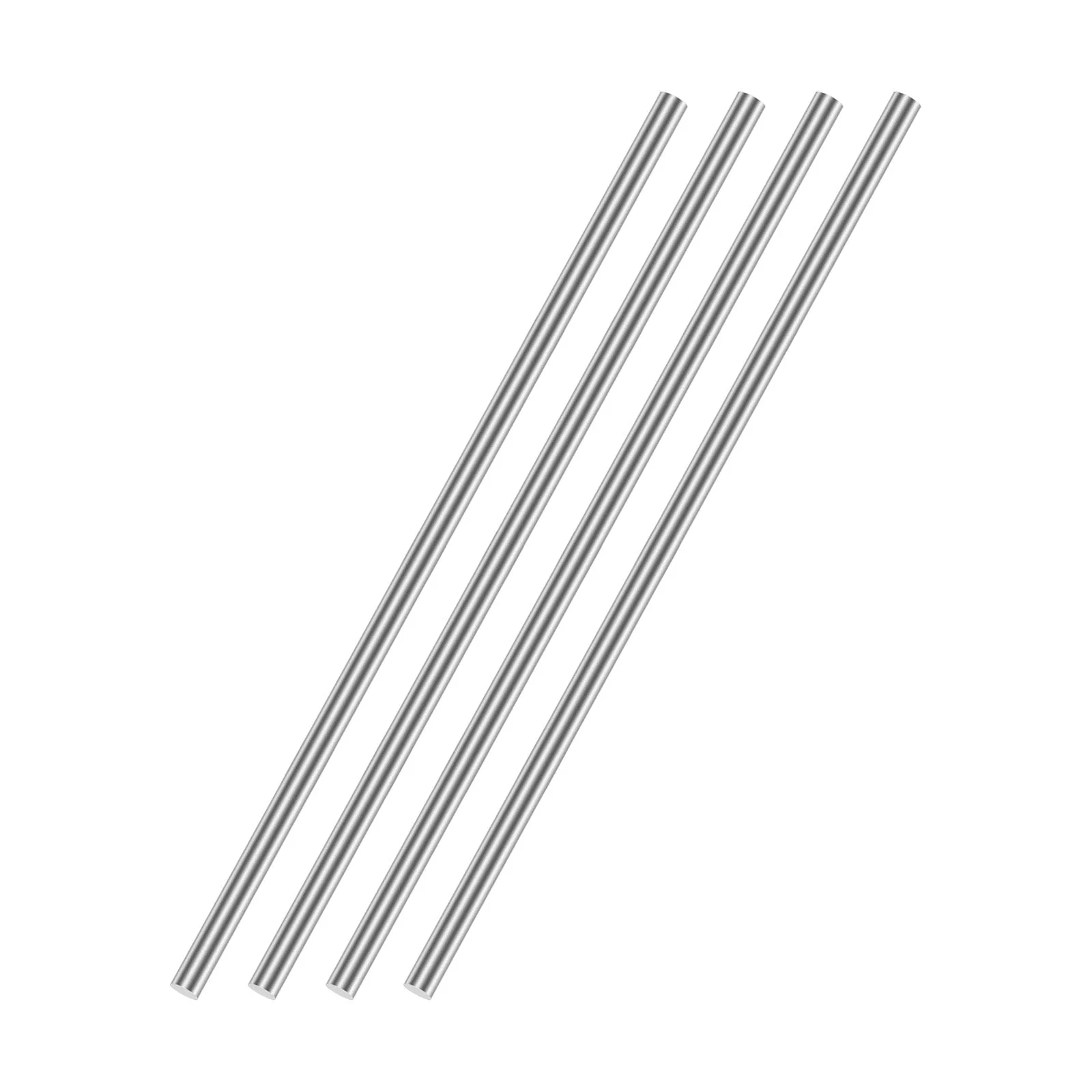 3mm x 300mm 304 Stainless Steel Solid Round Rod for DIY Craft 4pcs
