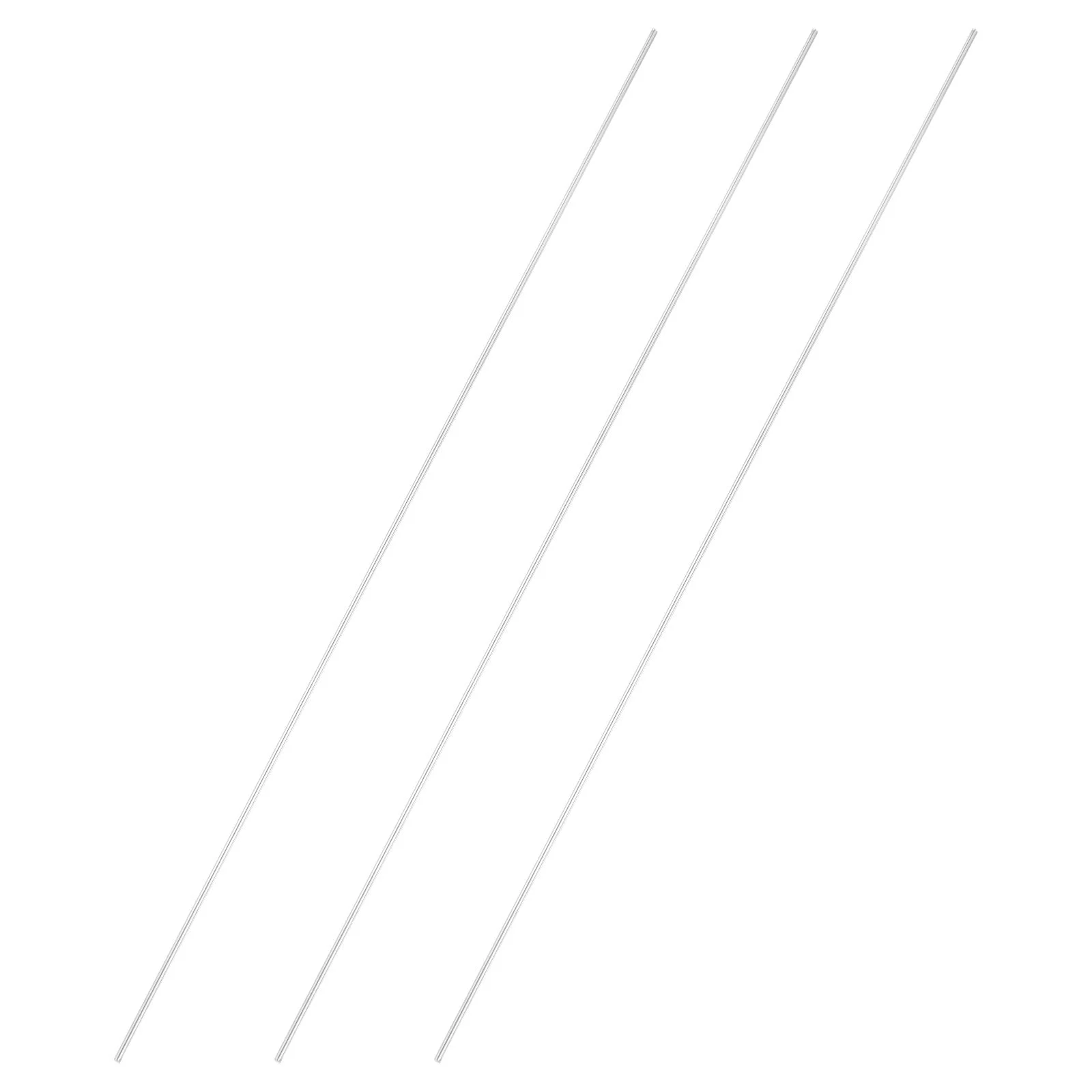 3pcs 1.5mmx250mm 304 Stainless Steel Solid Round Rod for DIY Craft