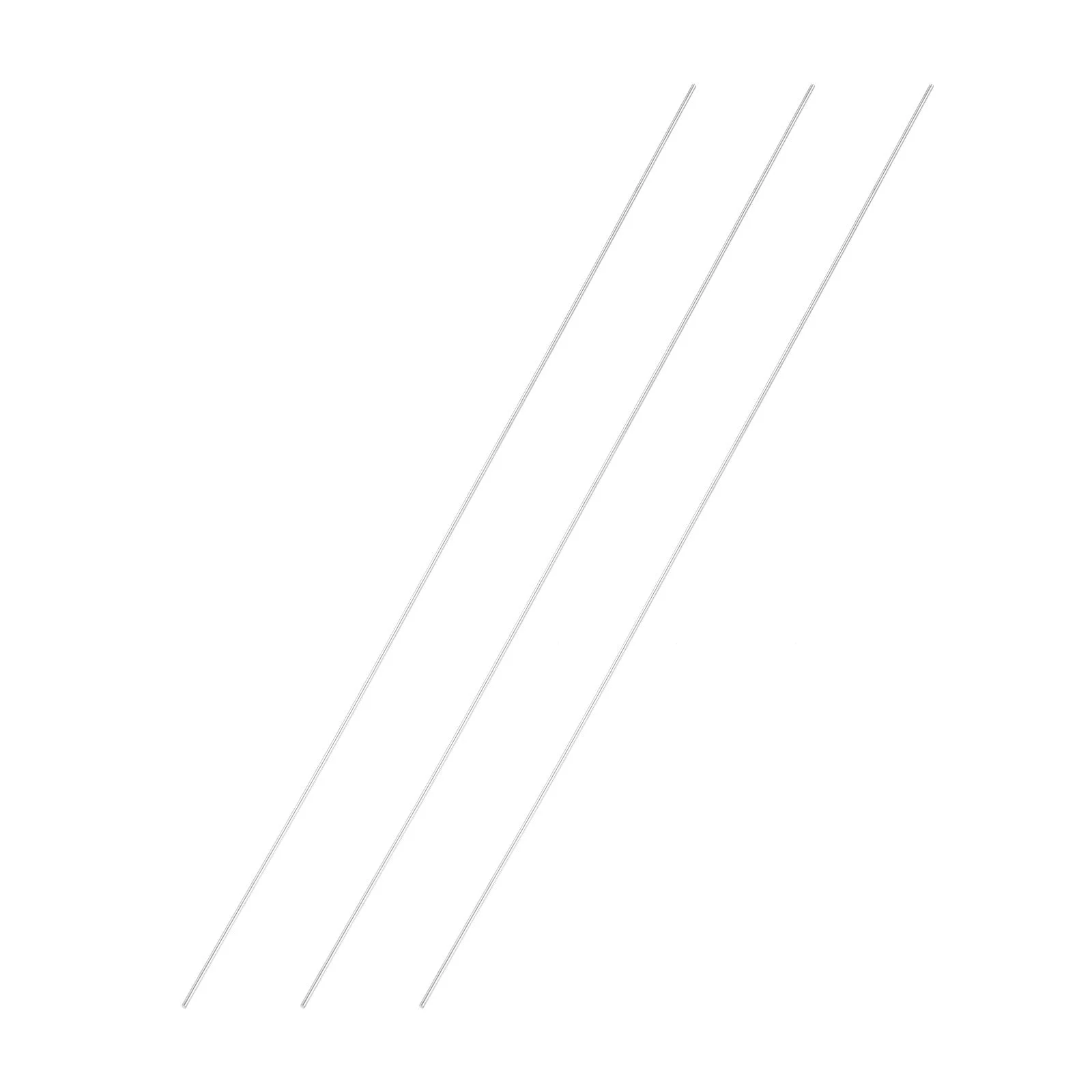 3pcs 1.5mmx300mm 304 Stainless Steel Solid Round Rod for DIY Craft