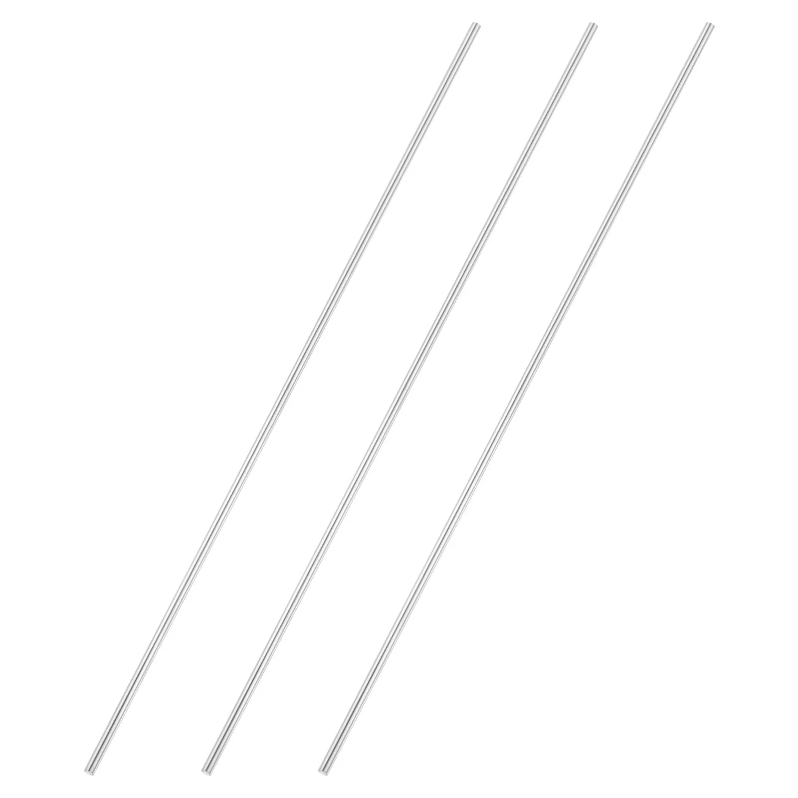3pcs 3mmx250mm 304 Stainless Steel Solid Round Rod for DIY Craft