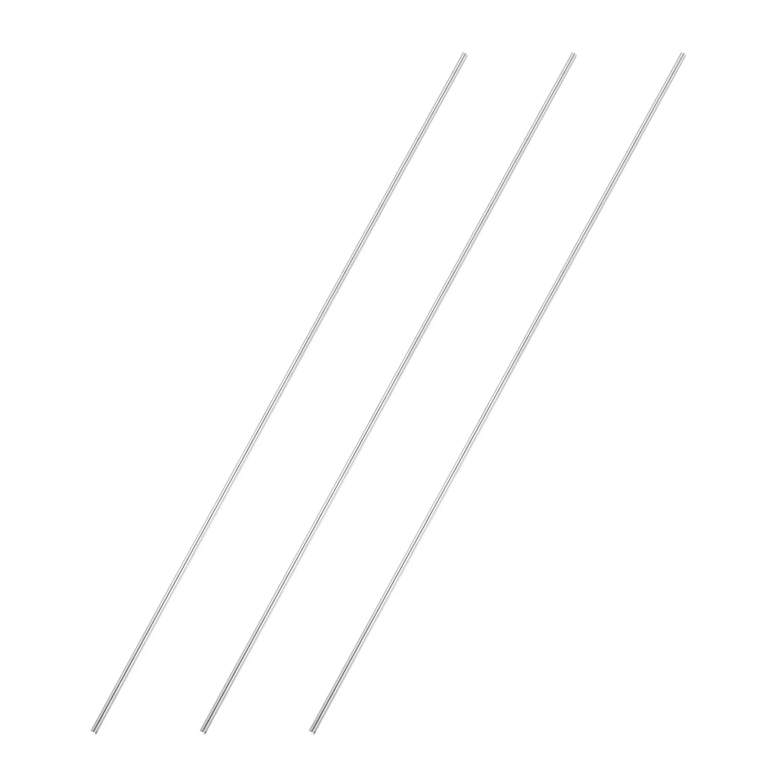 3pcs 3mmx350mm 304 Stainless Steel Solid Round Rod for DIY Craft