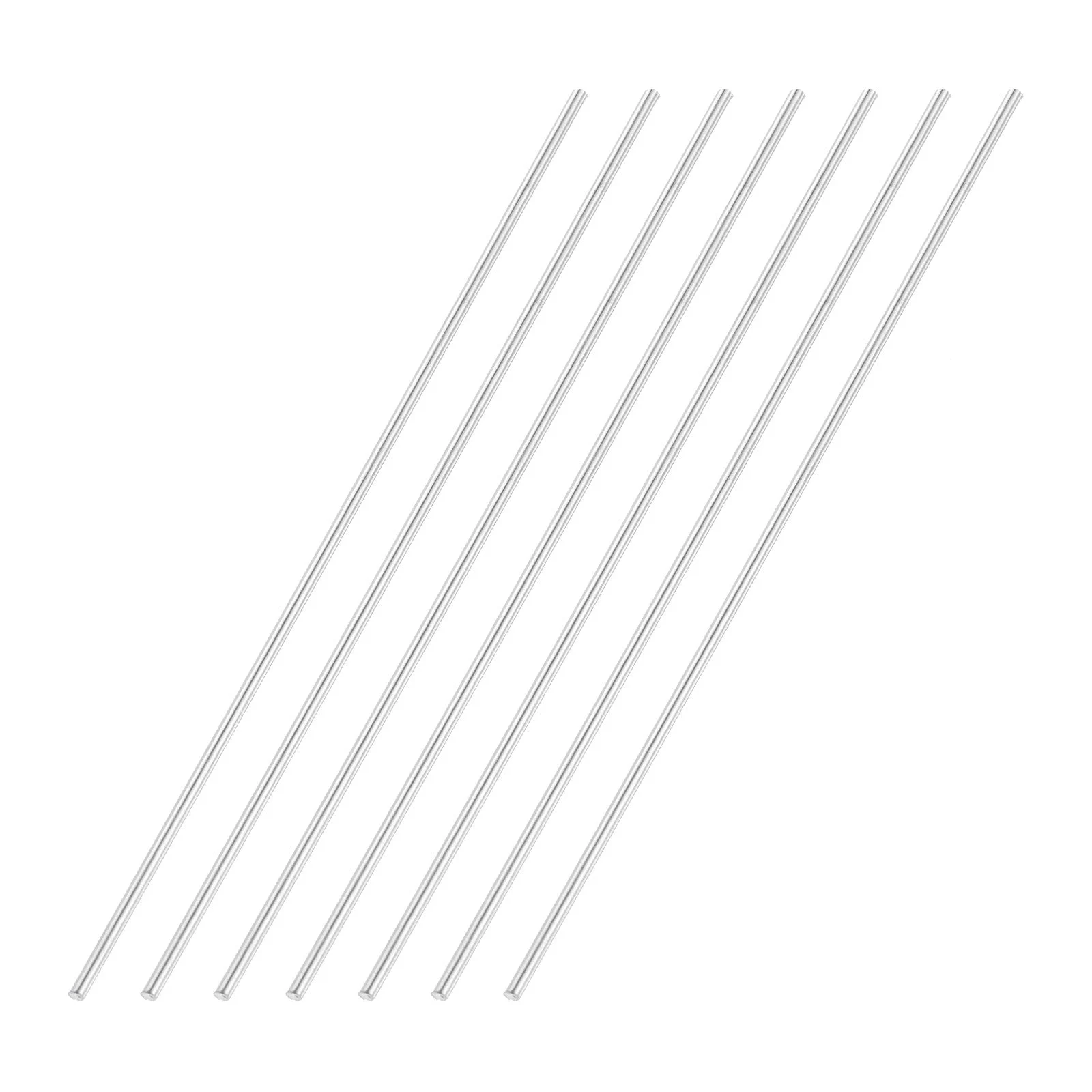 7pcs 1.5mmx100mm 304 Stainless Steel Solid Round Rod for DIY Craft