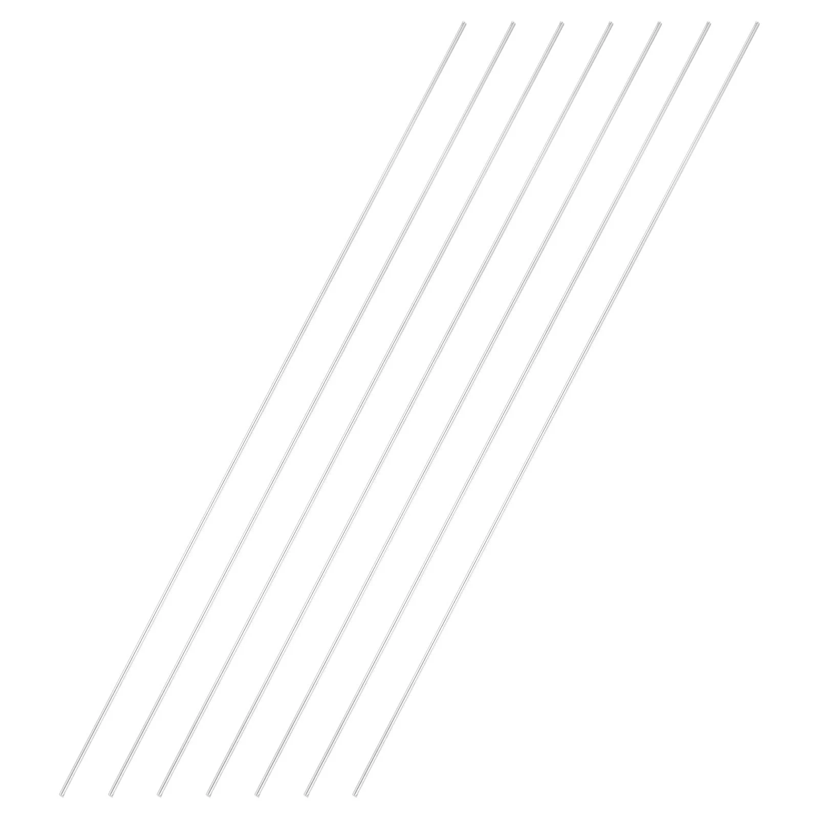 7pcs 1.5mmx250mm 304 Stainless Steel Solid Round Rod for DIY Craft