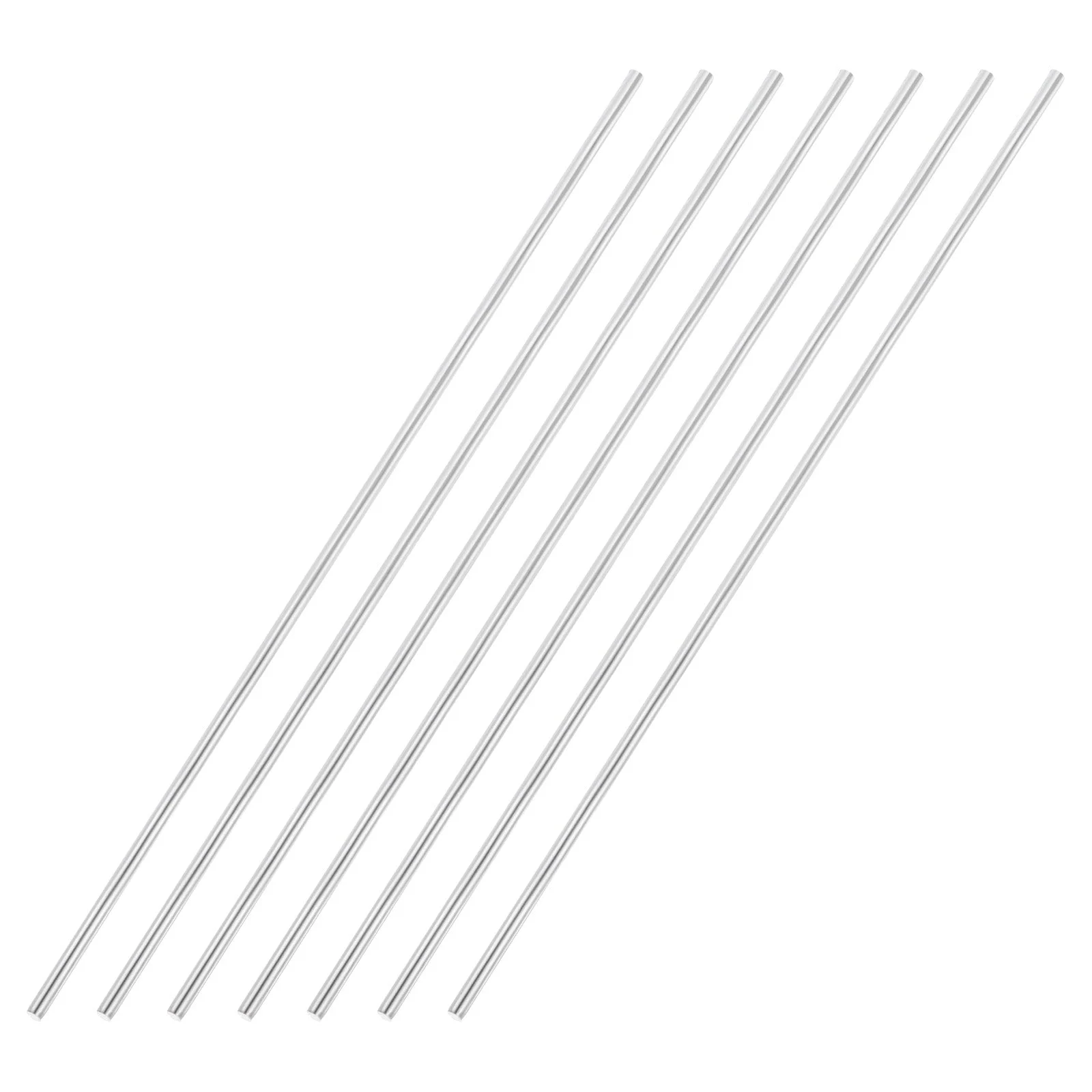 7pcs 3mmx200mm 304 Stainless Steel Solid Round Rod for DIY Craft