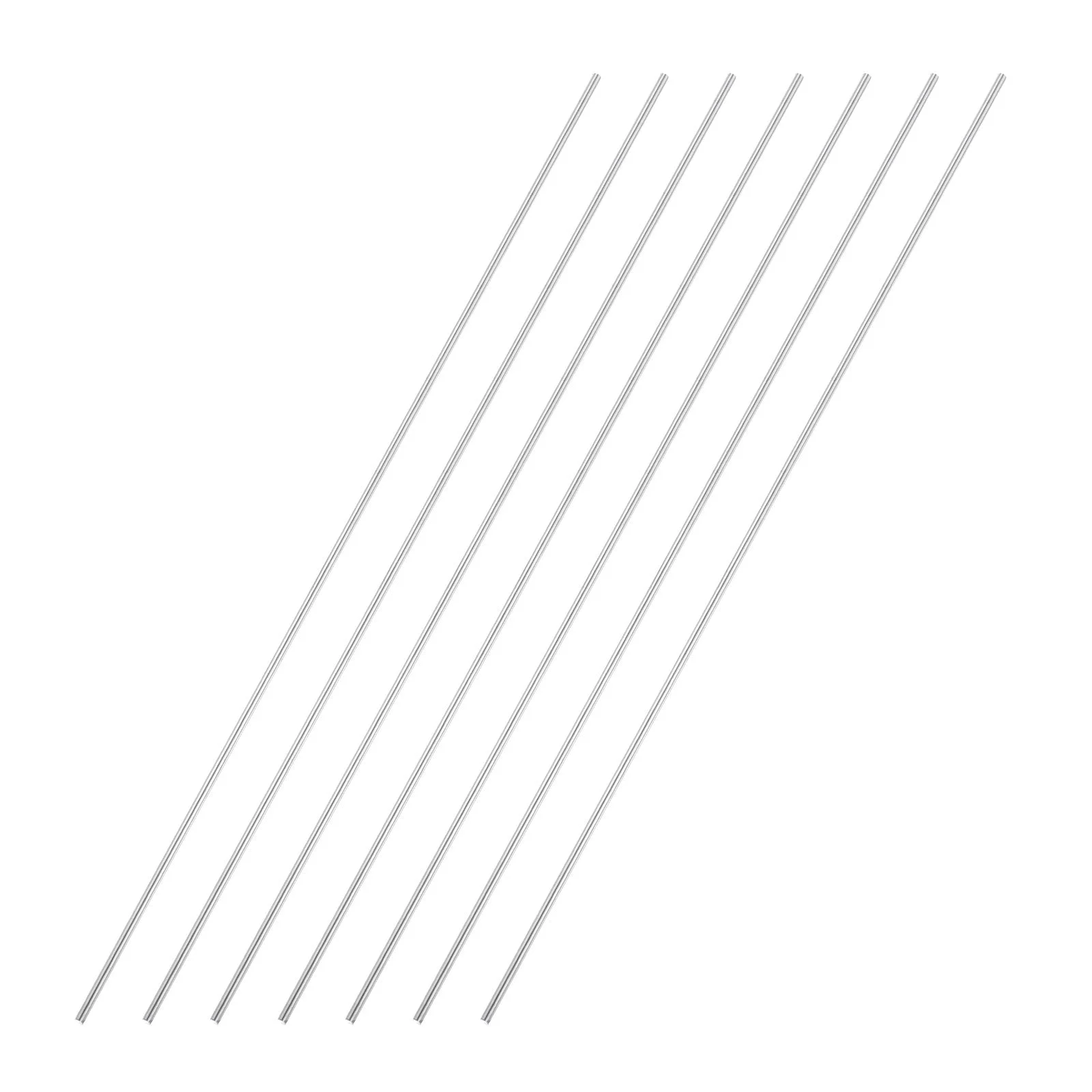 7pcs 3mmx350mm 304 Stainless Steel Solid Round Rod for DIY Craft