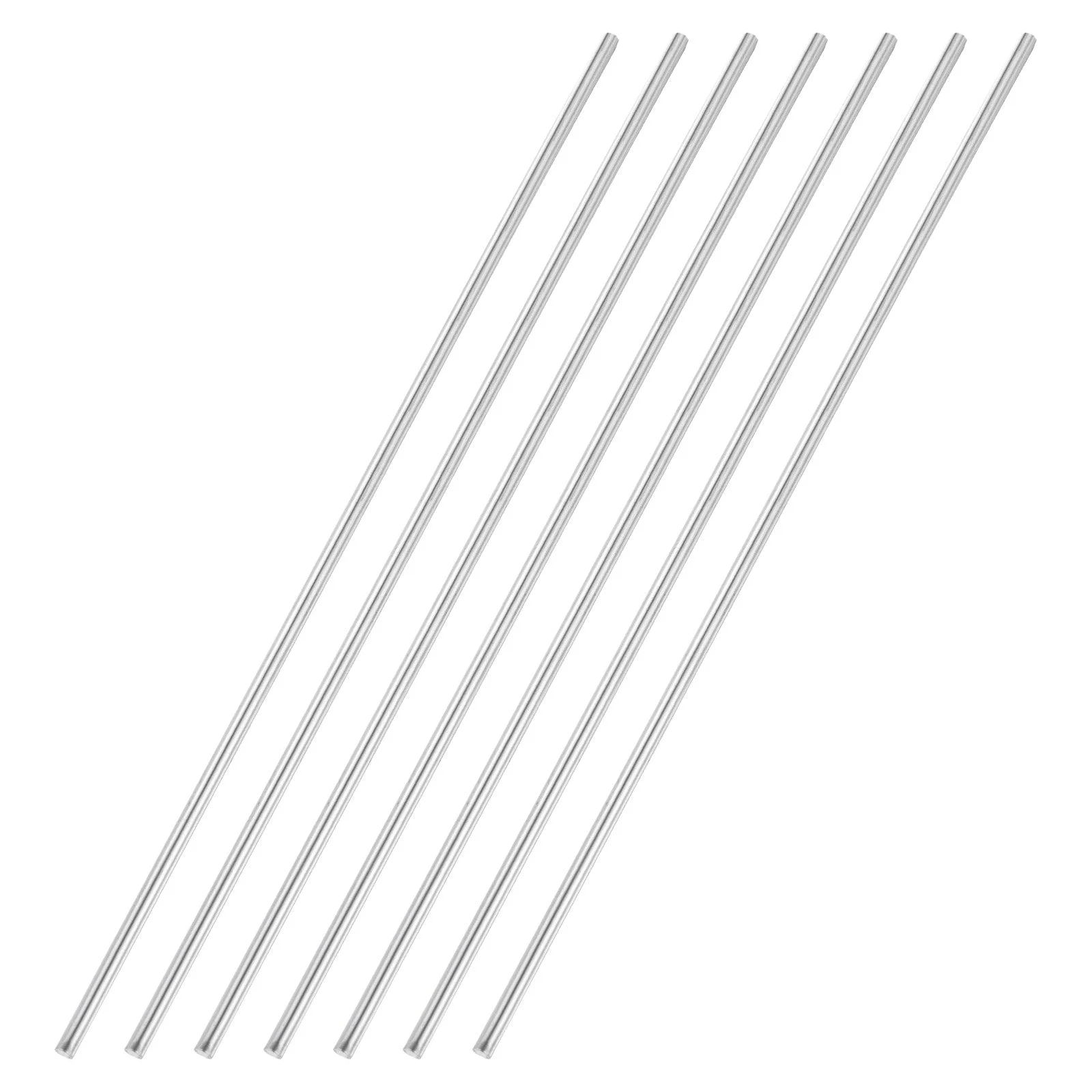 7pcs 4mmx250mm 304 Stainless Steel Solid Round Rod for DIY Craft