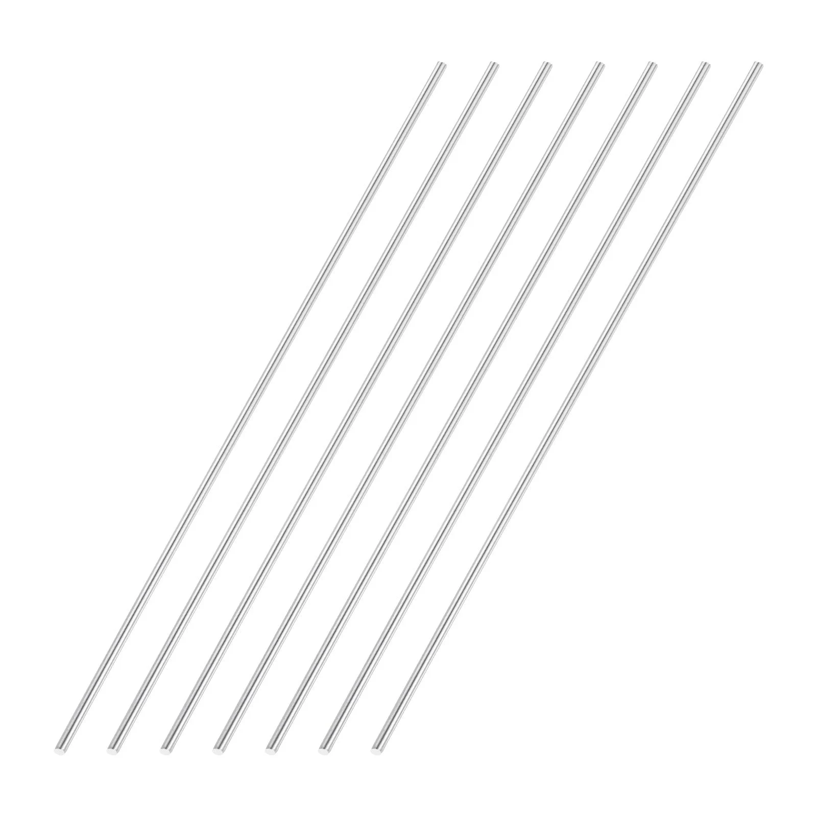 7pcs 4mmx300mm 304 Stainless Steel Solid Round Rod for DIY Craft