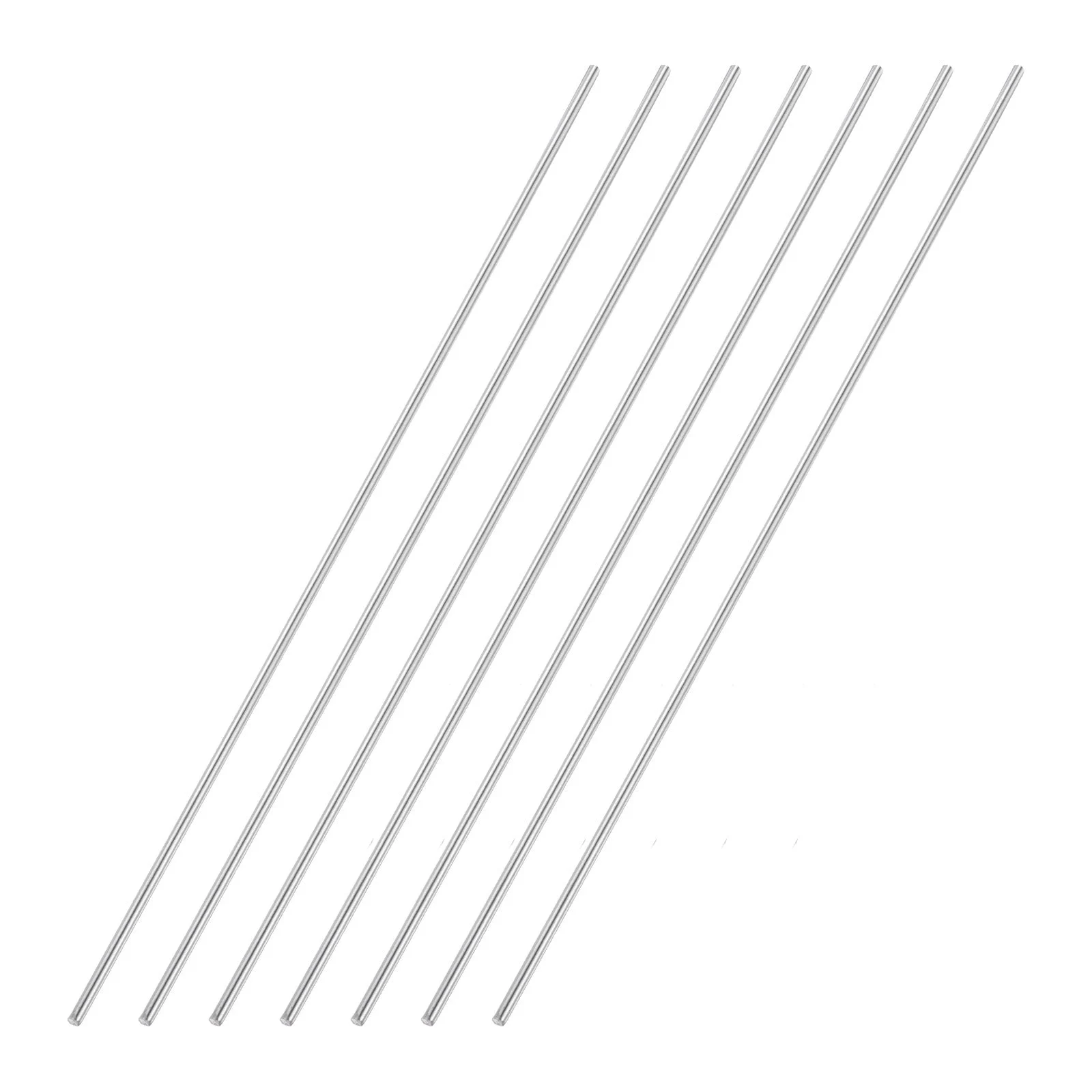7pcs 4mmx350mm 304 Stainless Steel Solid Round Rod for DIY Craft