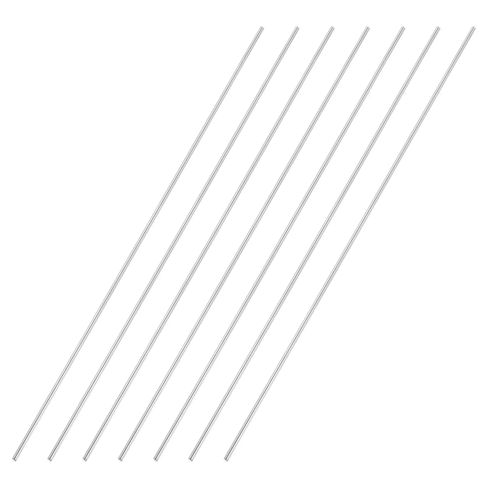 7pcs 4mmx450mm 304 Stainless Steel Solid Round Rod for DIY Craft