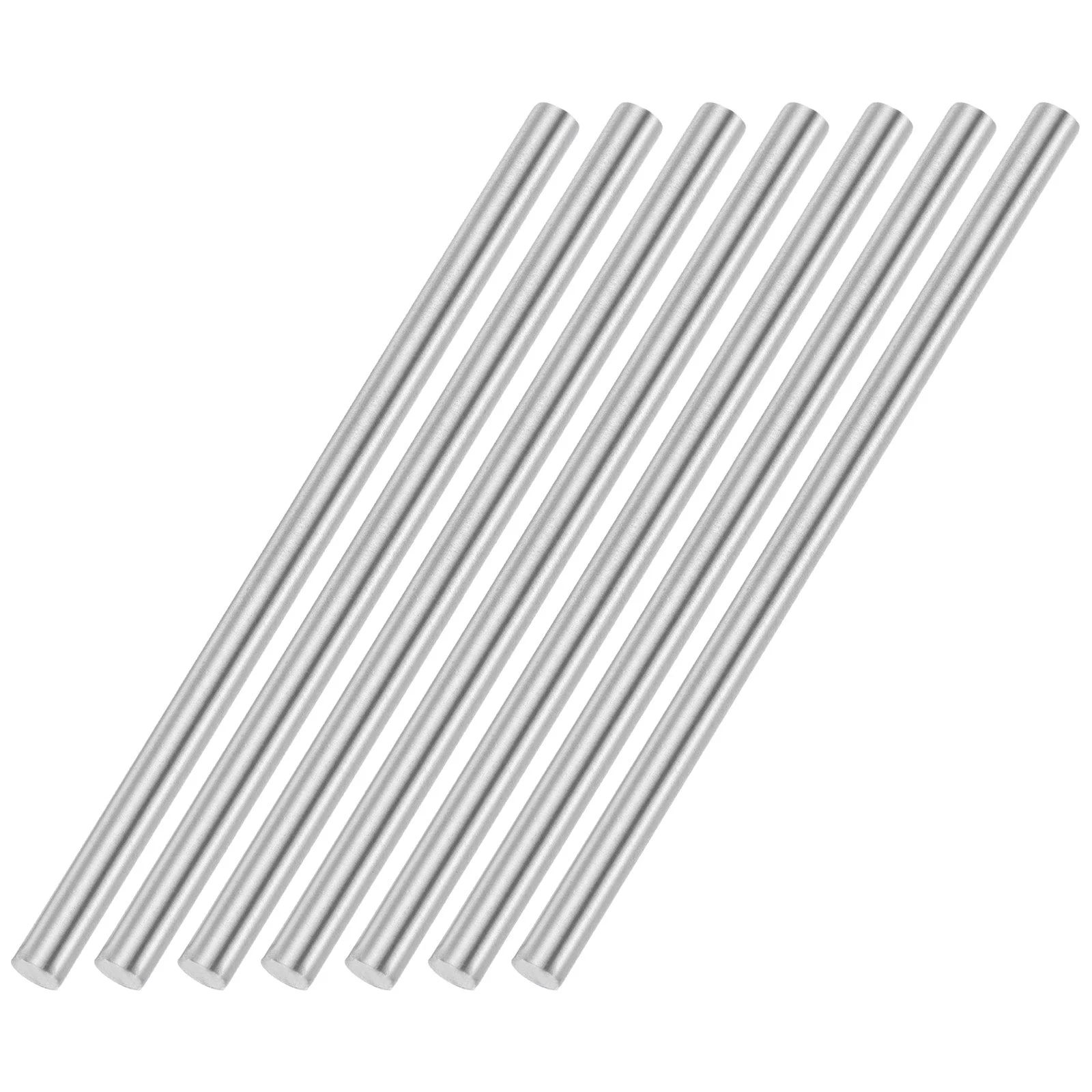 7pcs 5mmx100mm 304 Stainless Steel Solid Round Rod for DIY Craft