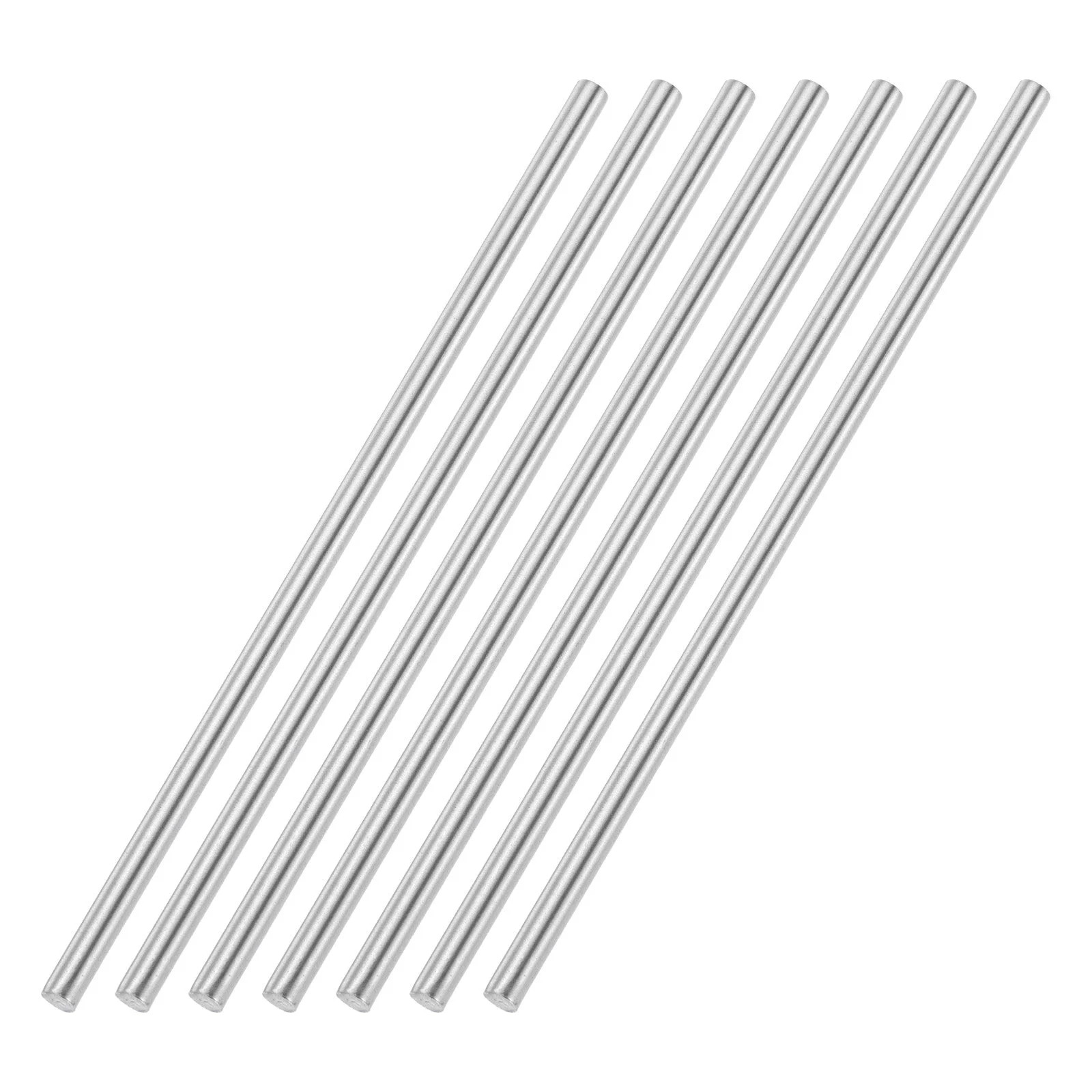 7pcs 5mmx150mm 304 Stainless Steel Solid Round Rod for DIY Craft