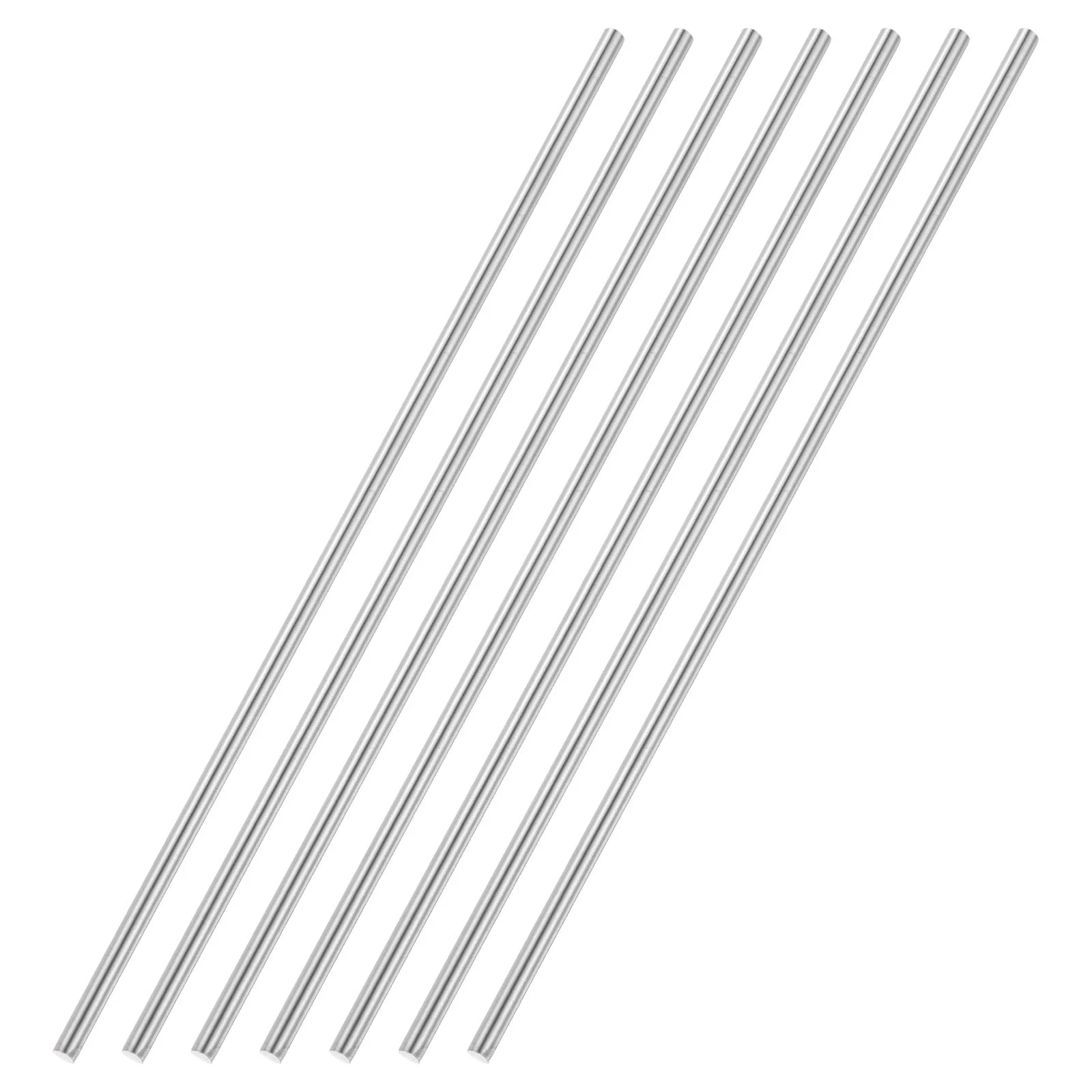 7pcs 5mmx250mm 304 Stainless Steel Solid Round Rod for DIY Craft