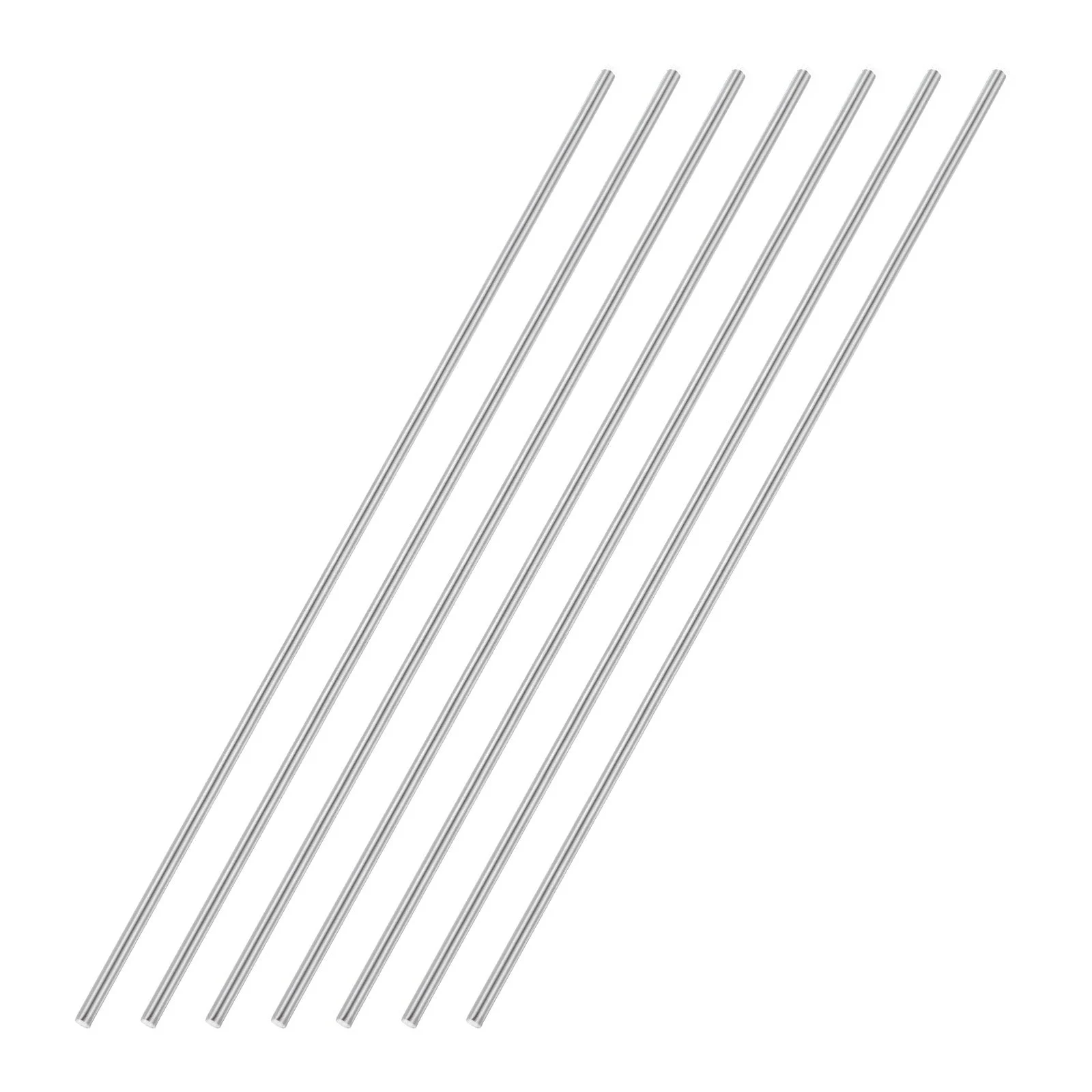 7pcs 5mmx350mm 304 Stainless Steel Solid Round Rod for DIY Craft