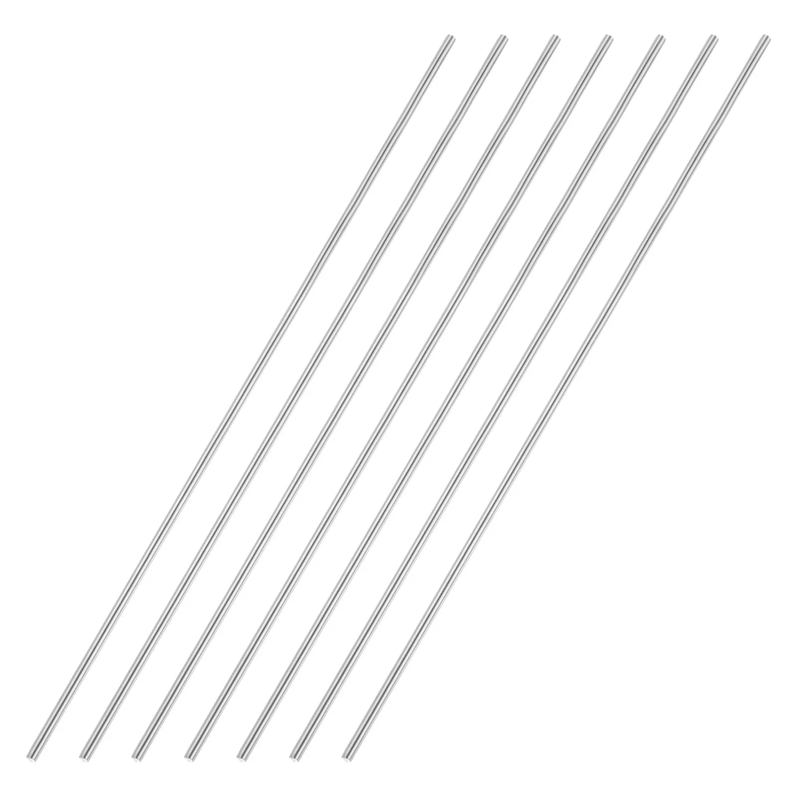 7pcs 5mmx400mm 304 Stainless Steel Solid Round Rod for DIY Craft