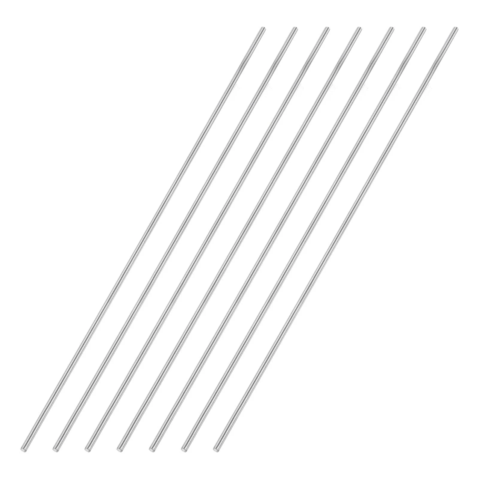 7pcs 5mmx450mm 304 Stainless Steel Solid Round Rod for DIY Craft