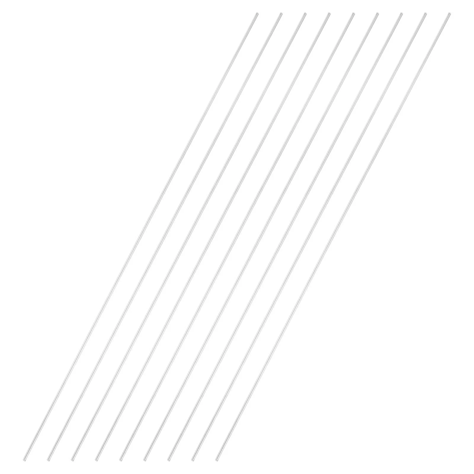 9pcs 1.5mmx250mm 304 Stainless Steel Solid Round Rod for DIY Craft