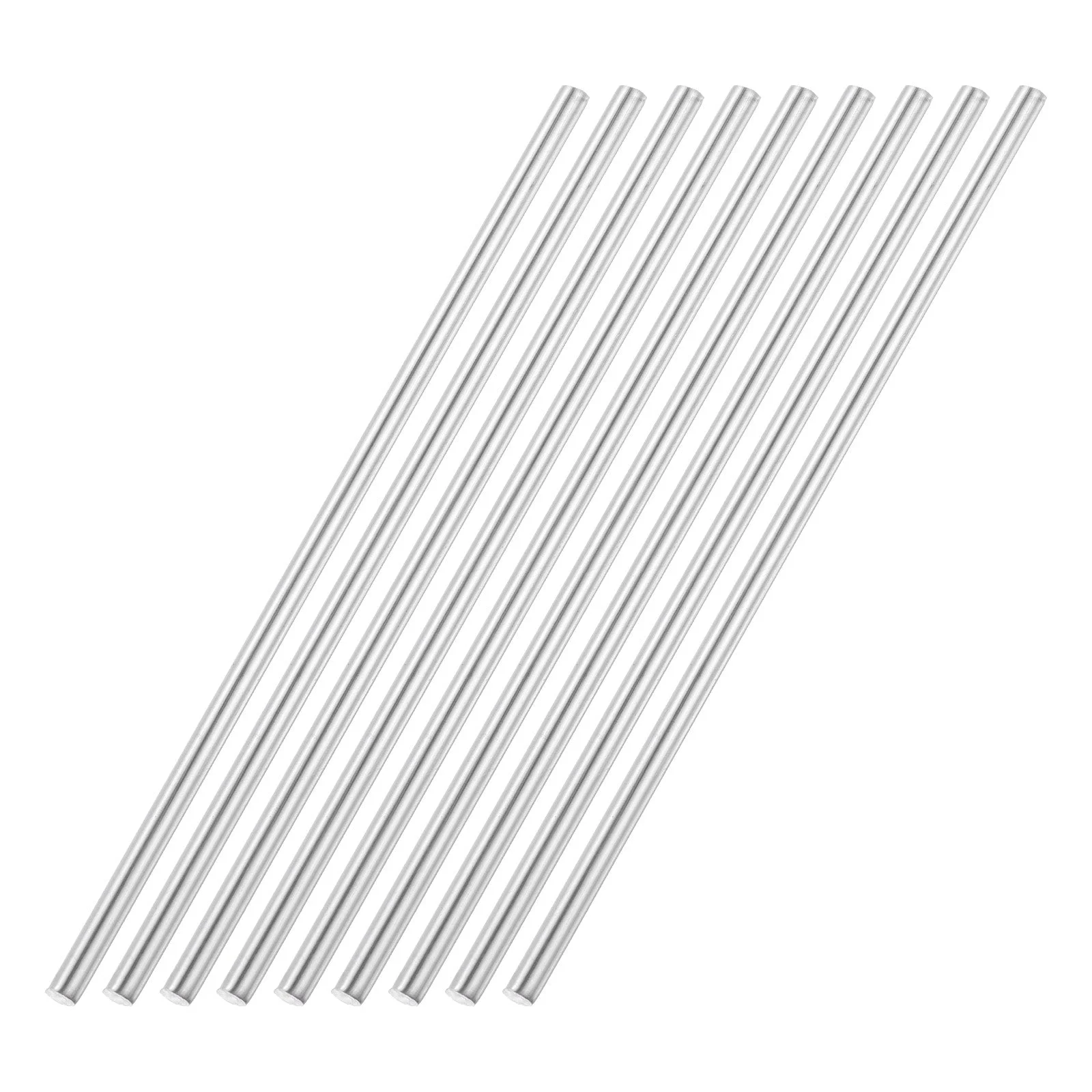 9pcs 3mmx100mm 304 Stainless Steel Solid Round Rod for DIY Craft